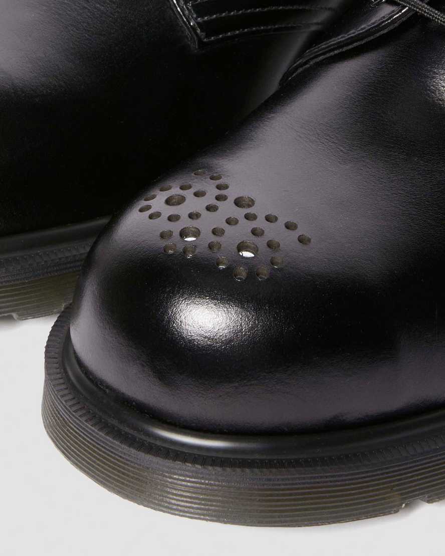 Shop Dr. Martens' 1461 Analine Leder Schuhe Mit Stahlkappe Brogues In Black