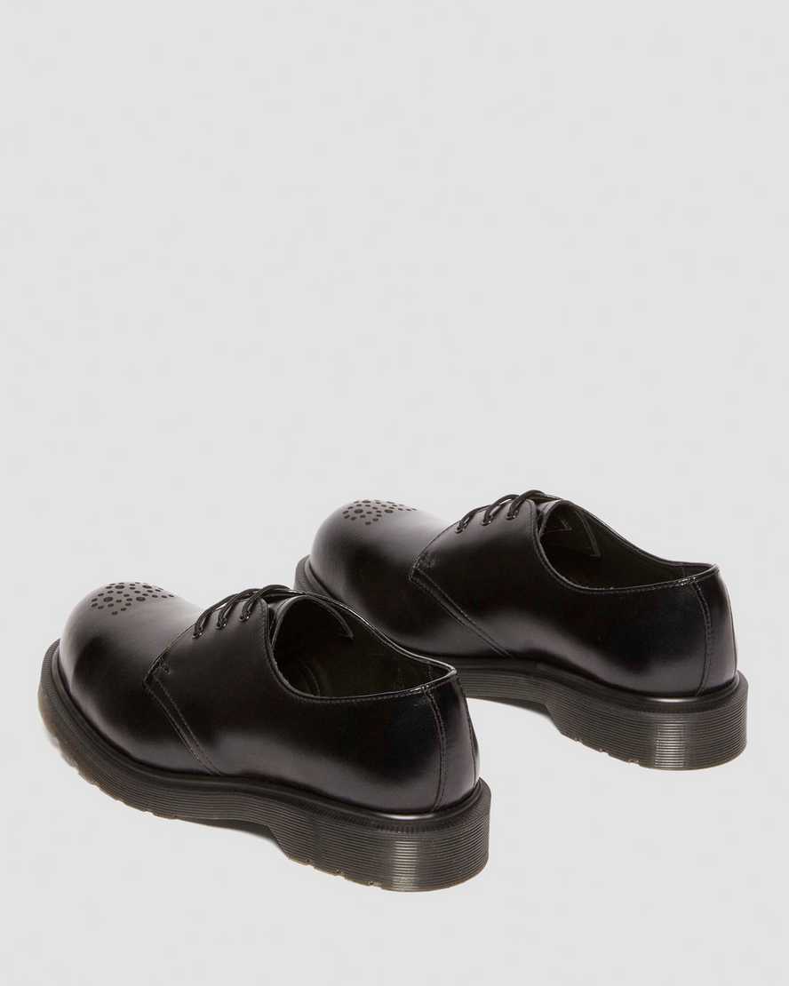 Shop Dr. Martens' 1461 Analine Leder Schuhe Mit Stahlkappe Brogues In Black