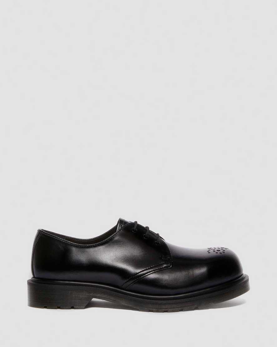 Shop Dr. Martens' 1461 Analine Leder Schuhe Mit Stahlkappe Brogues In Black