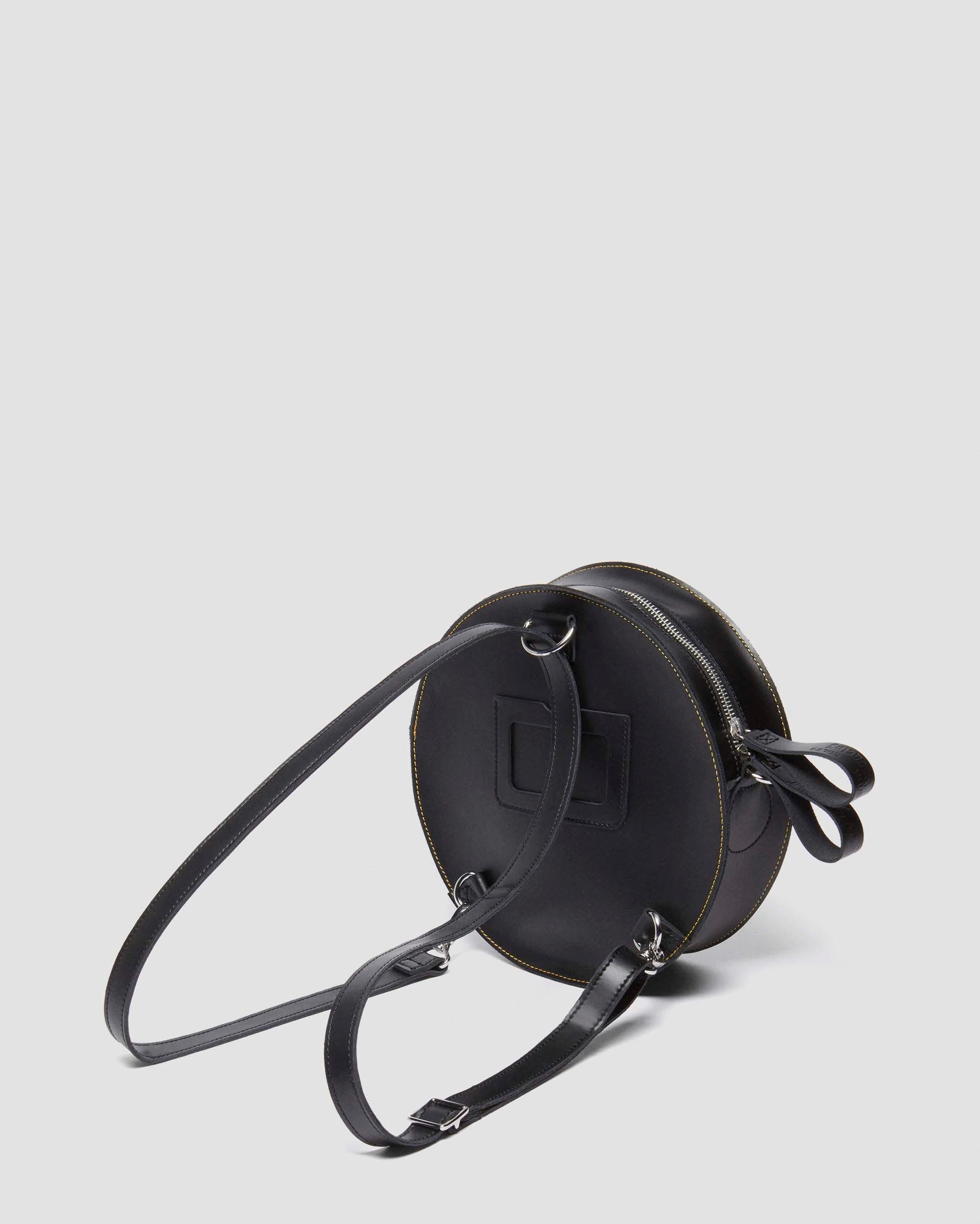 Kiev Leather Round Bag in Black | Dr. Martens Kiev Leather Round Bag in Black | Dr. Martens
