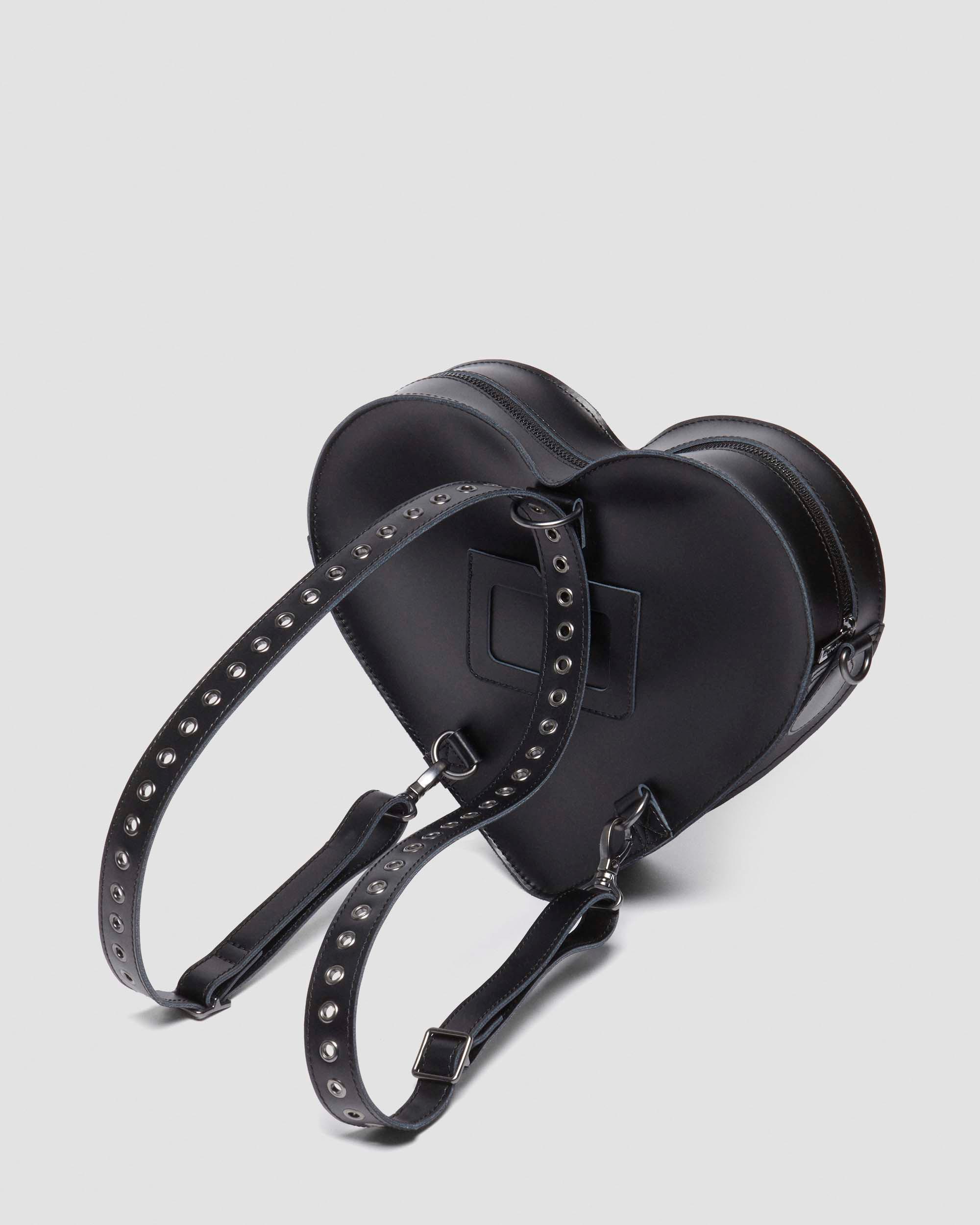 Kiev Leather Hardware Heart Shaped Bag