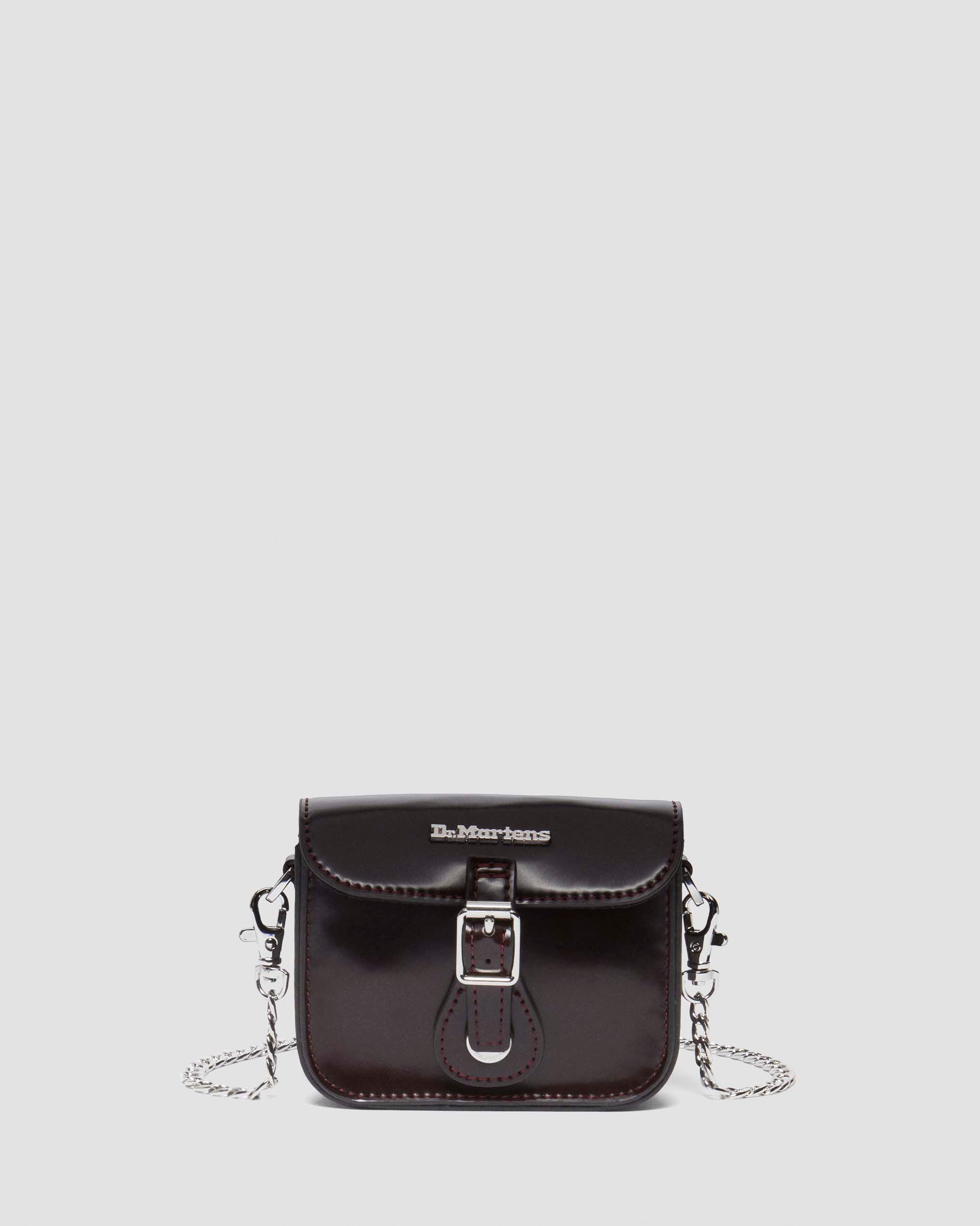 5 Inch Vegan Mini Satchel in Red