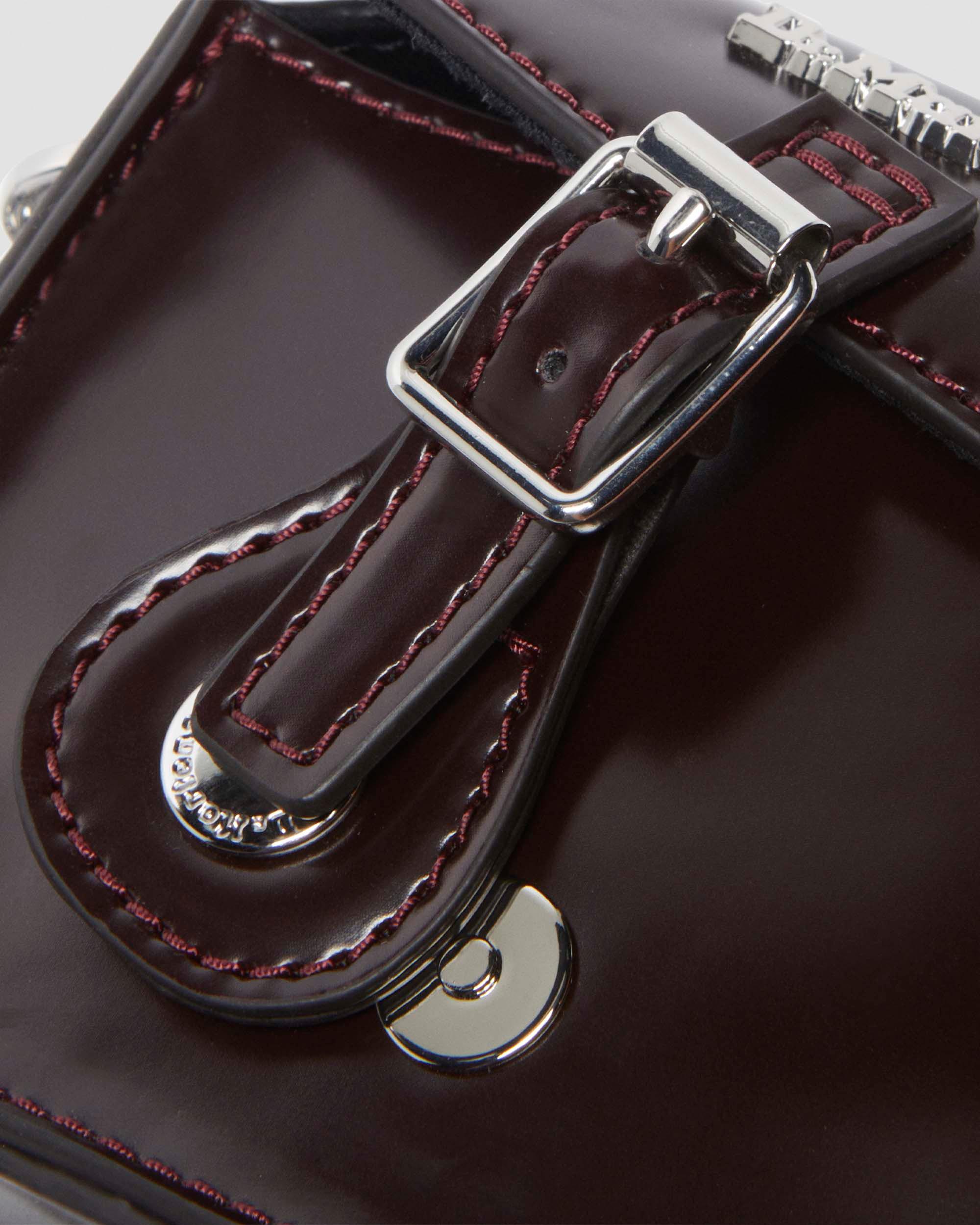 5 Inch Vegan Mini Satchel in Red