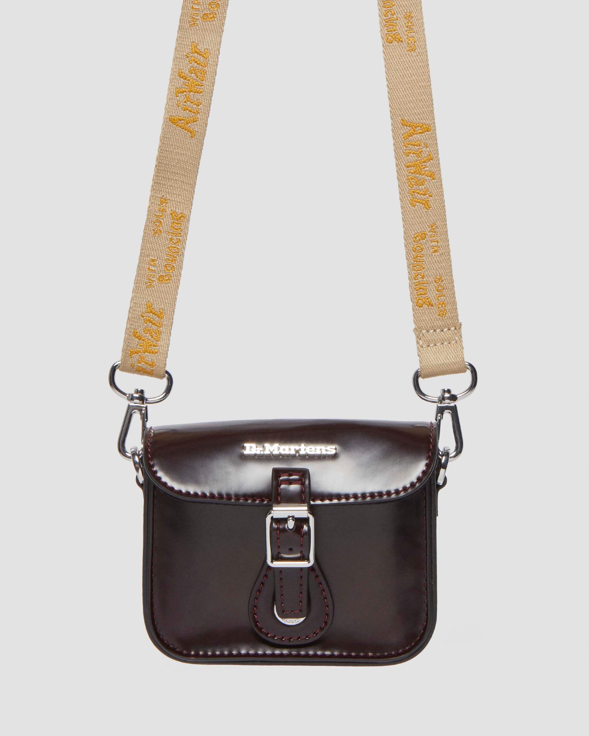 5 Inch Vegan Mini Satchel in Red