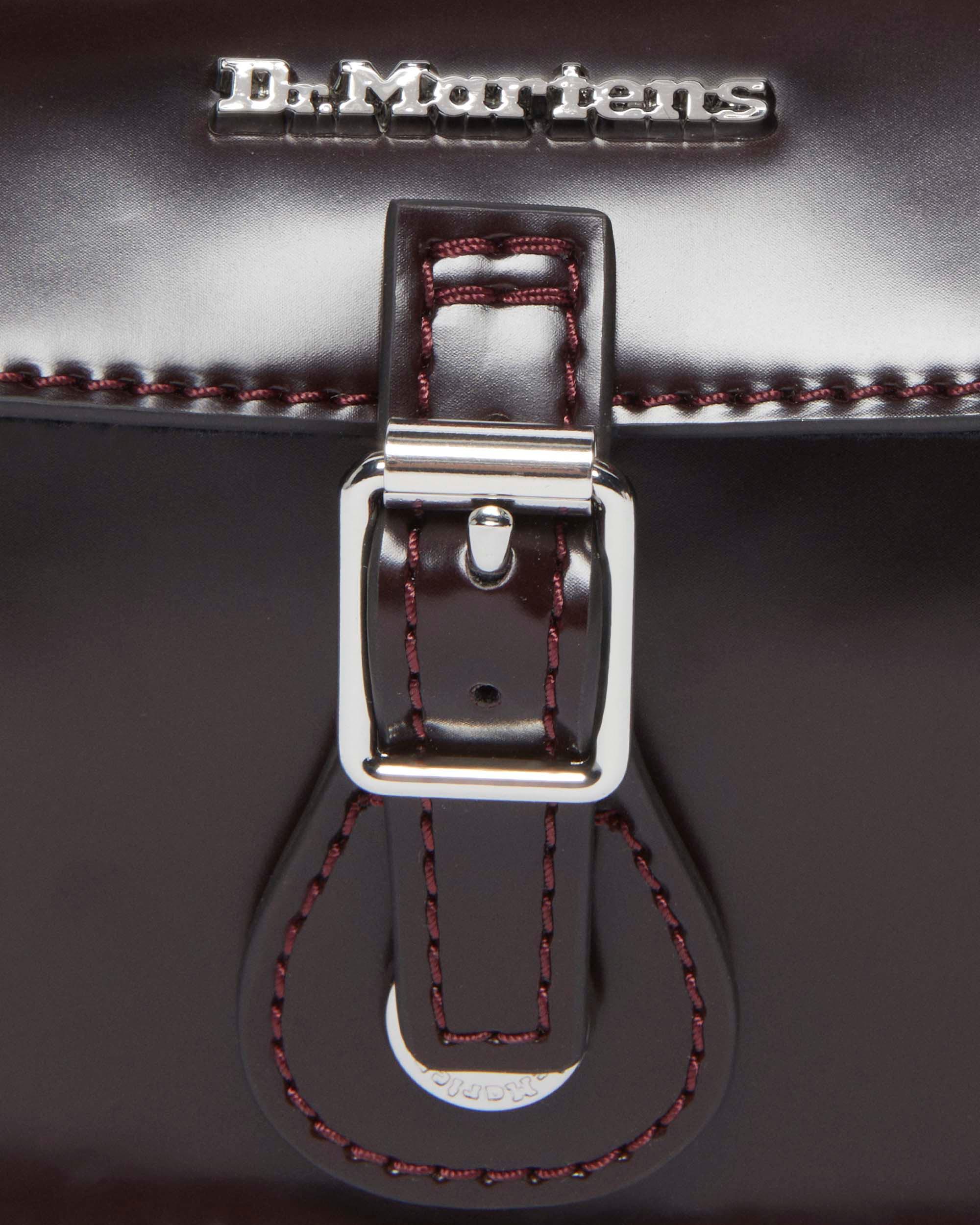 5 Inch Vegan Mini Satchel in Red