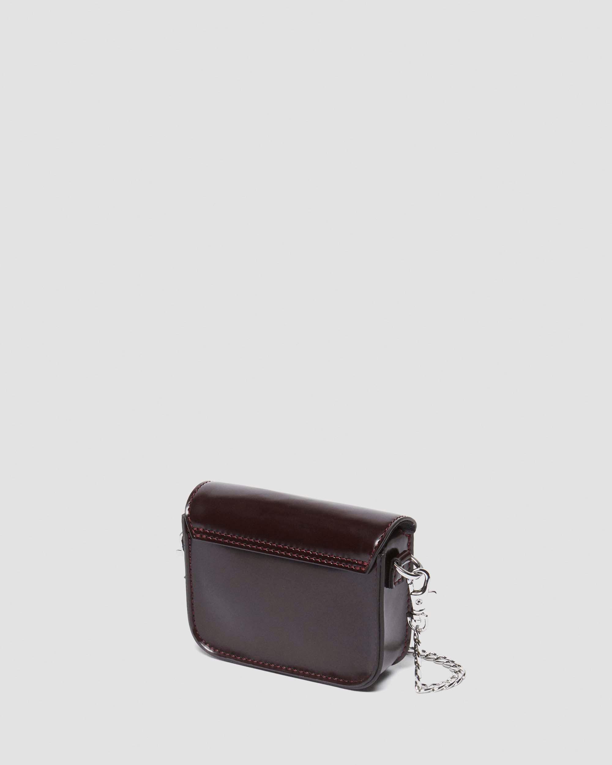 5 Inch Vegan Mini Satchel in Red