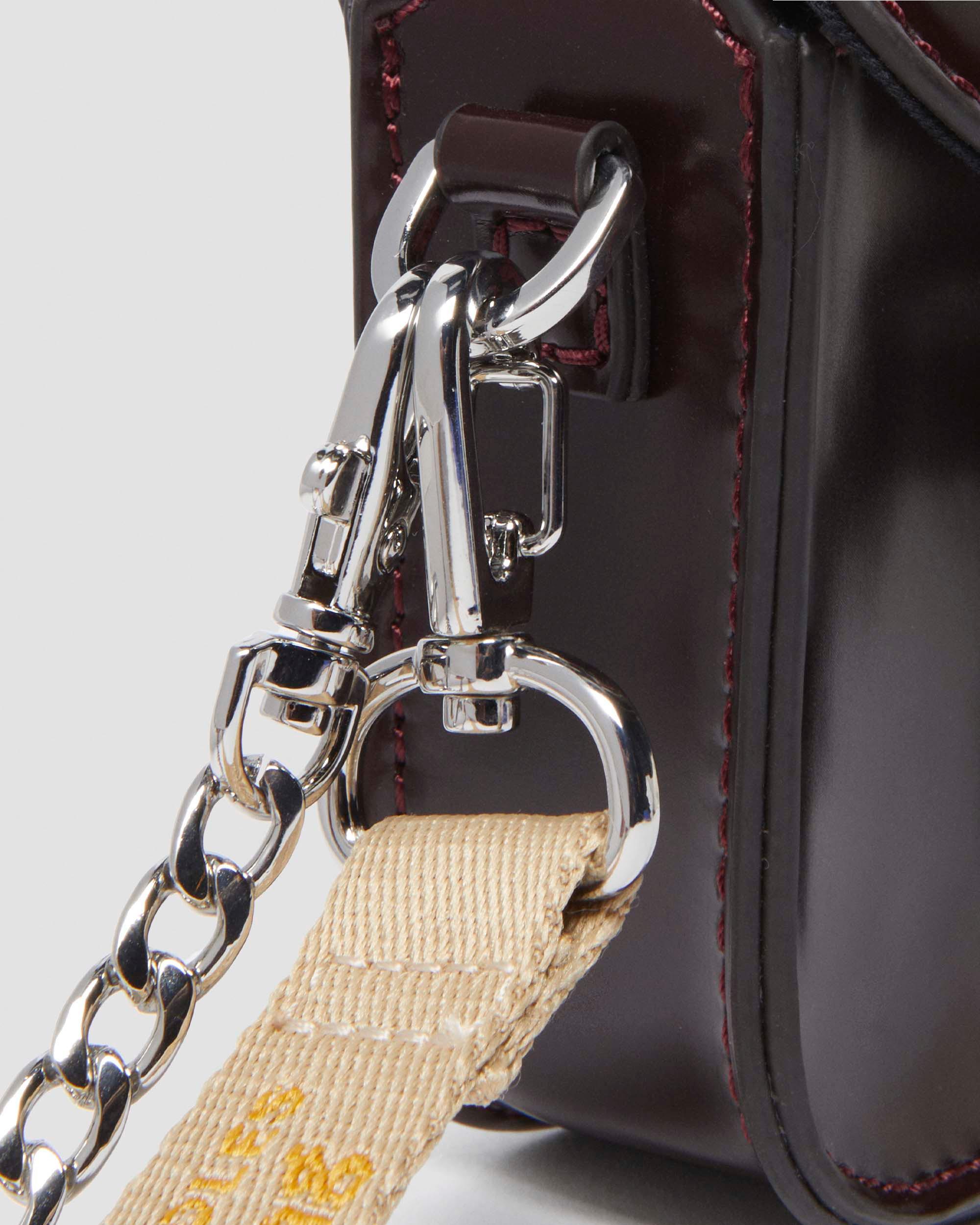 5 Inch Vegan Mini Satchel in Red