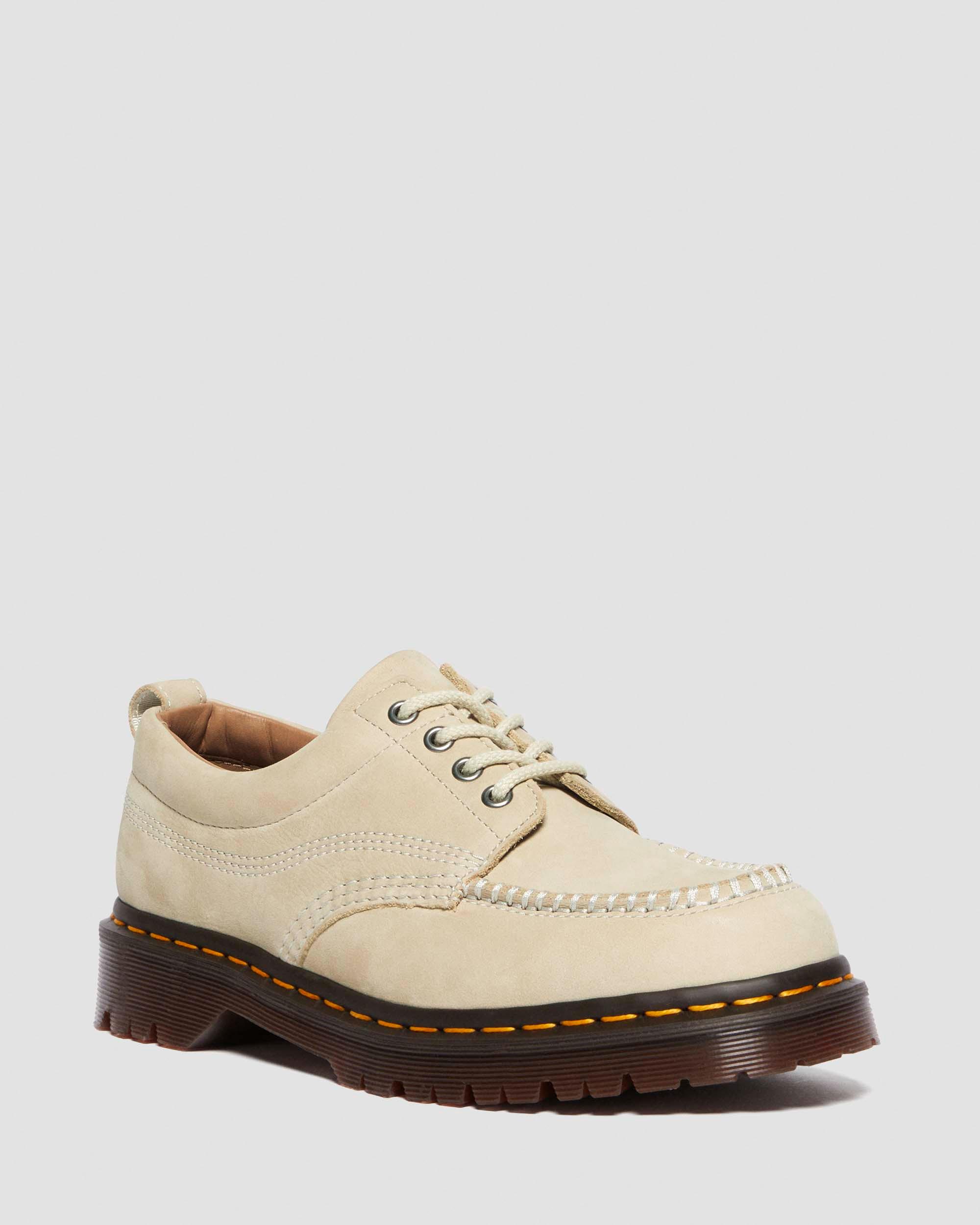 Lowell Buttersoft leather moc toe shoes in Light Tan