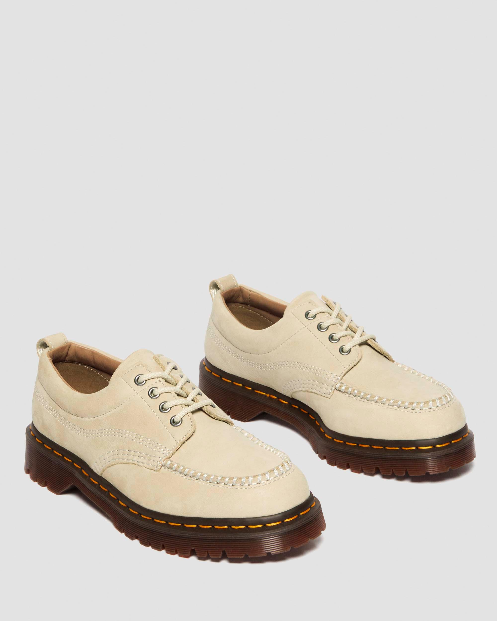 Lowell Buttersoft leather moc toe shoes in Light Tan