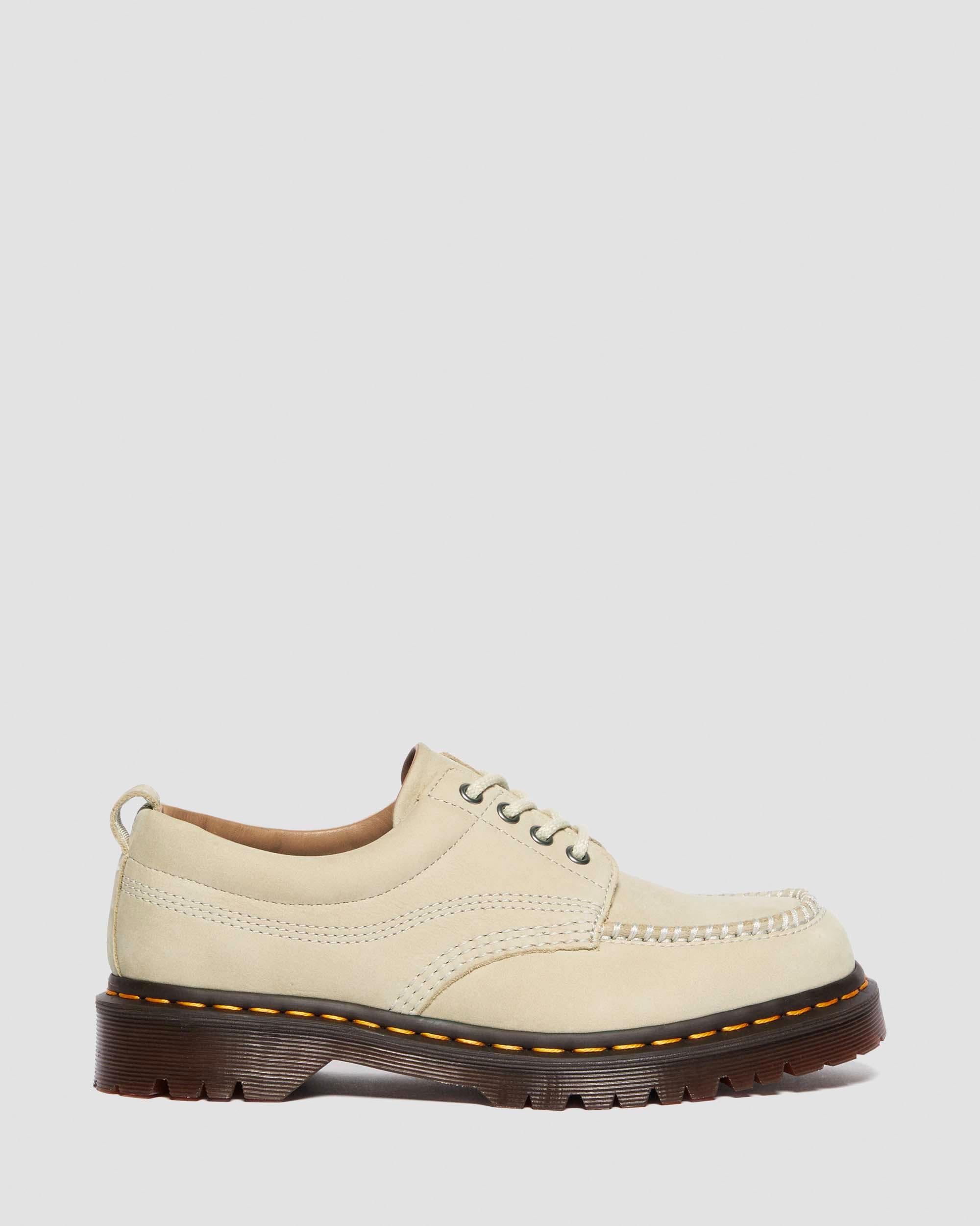 Lowell Buttersoft leather moc toe shoes in Light Tan