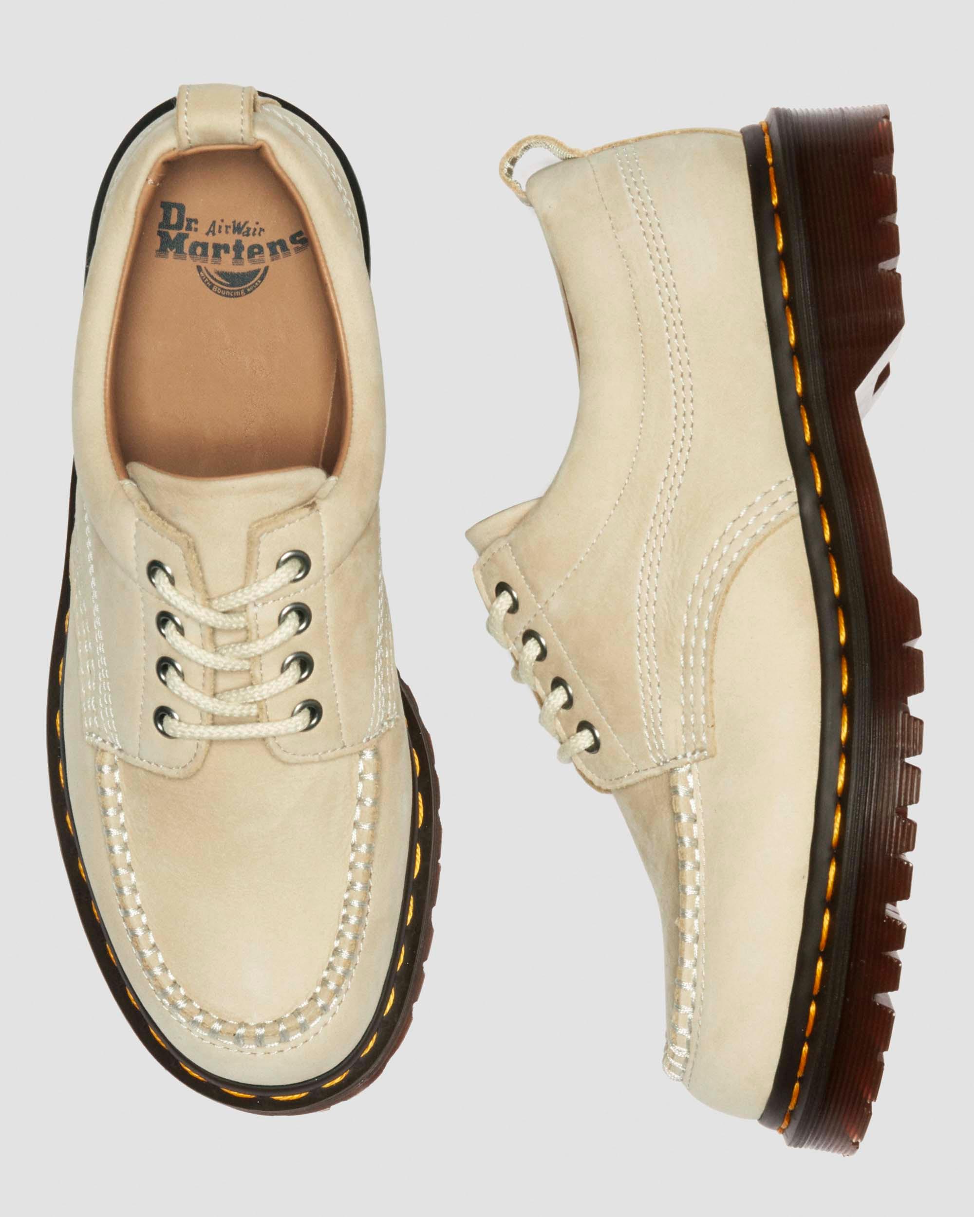 Lowell Buttersoft leather moc toe shoes in Light Tan