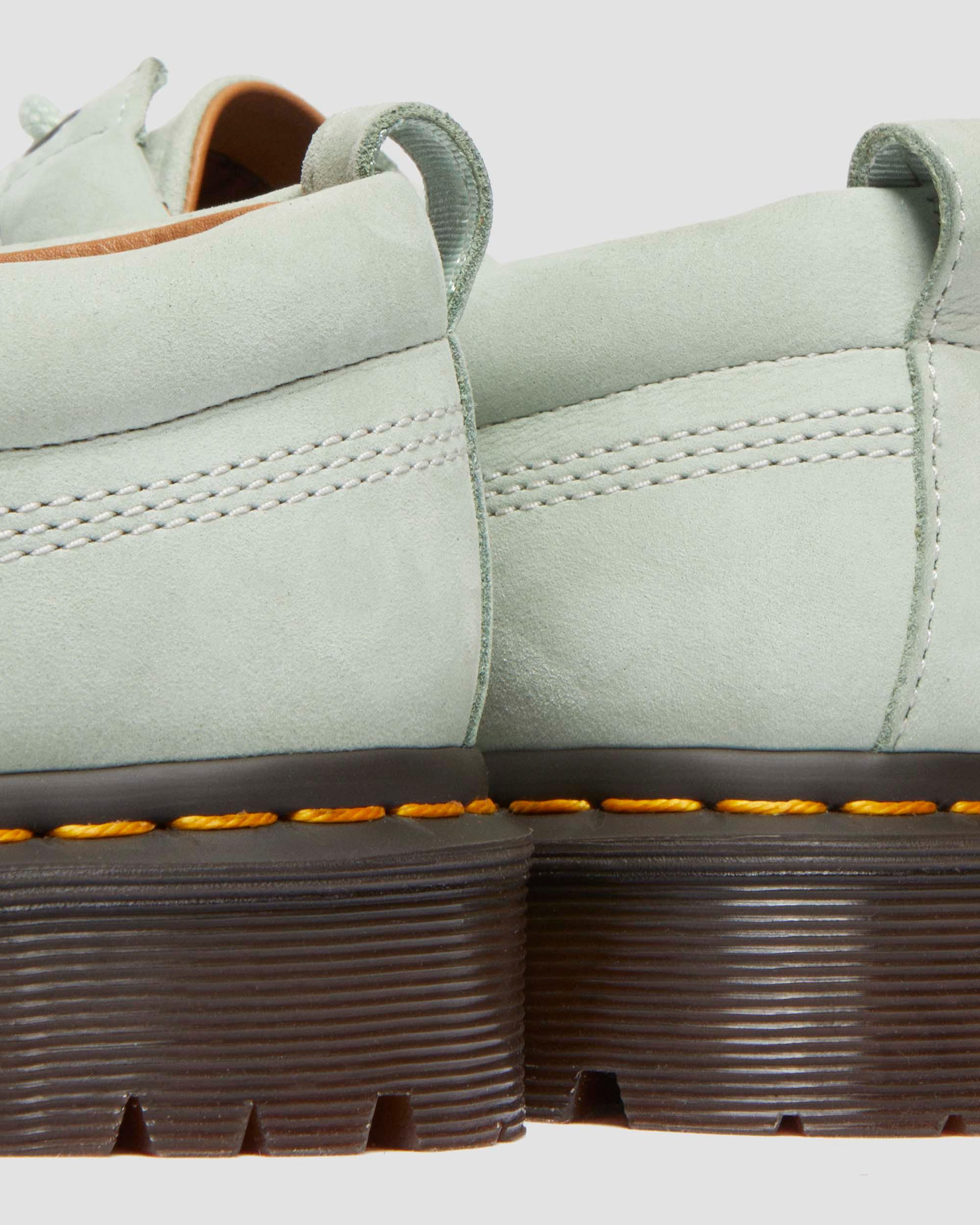 Lowell Buttersoft leather moc toe shoes in Sage Green