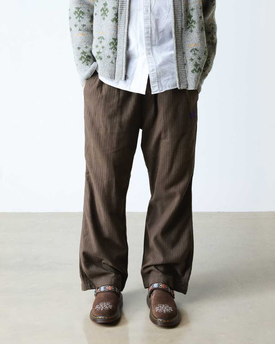 Dr. Martens' Isham Suede And Jacquard Mules