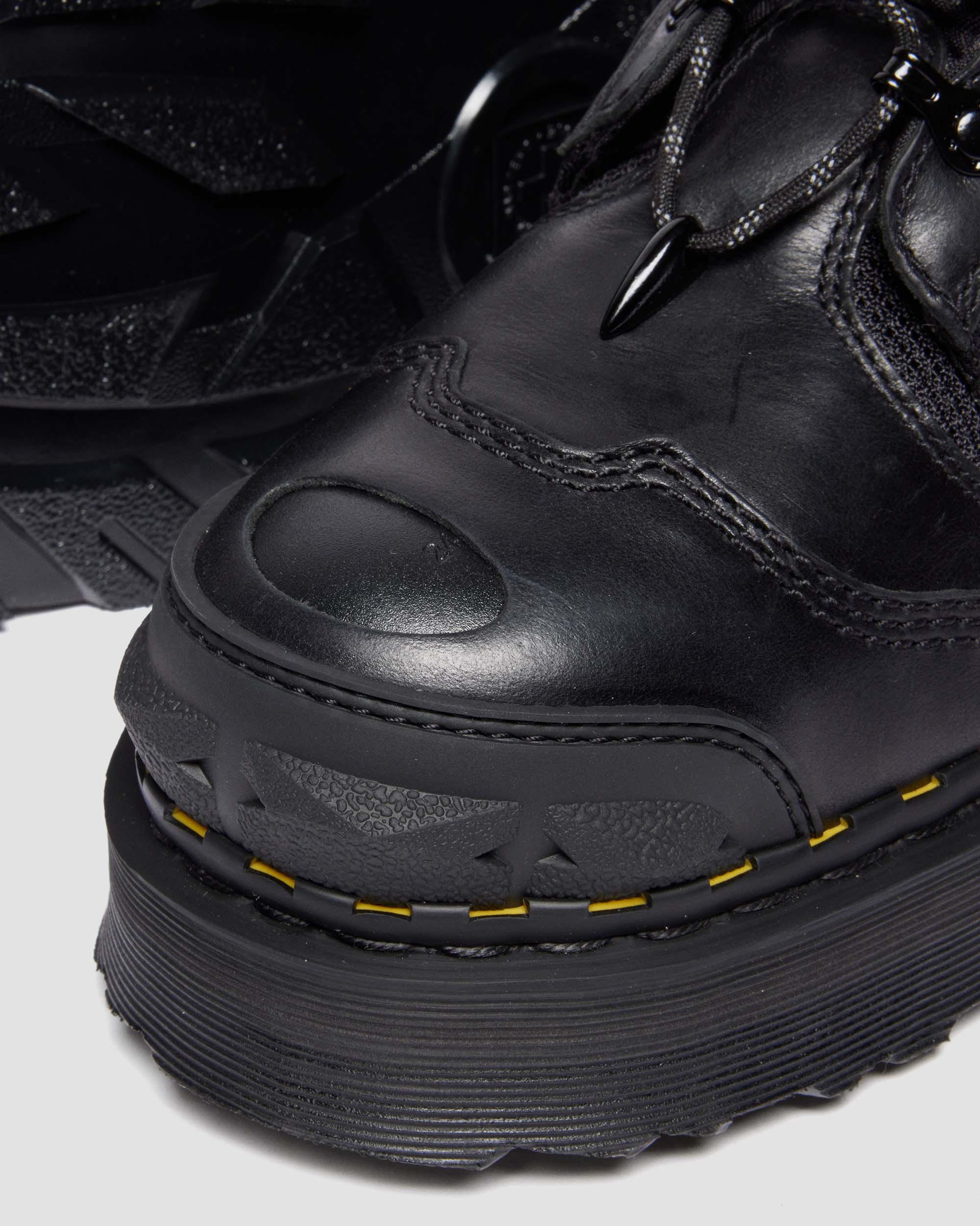 EXOSHIELD XX01 steel toe leather boots in BLACK | Dr. Martens™