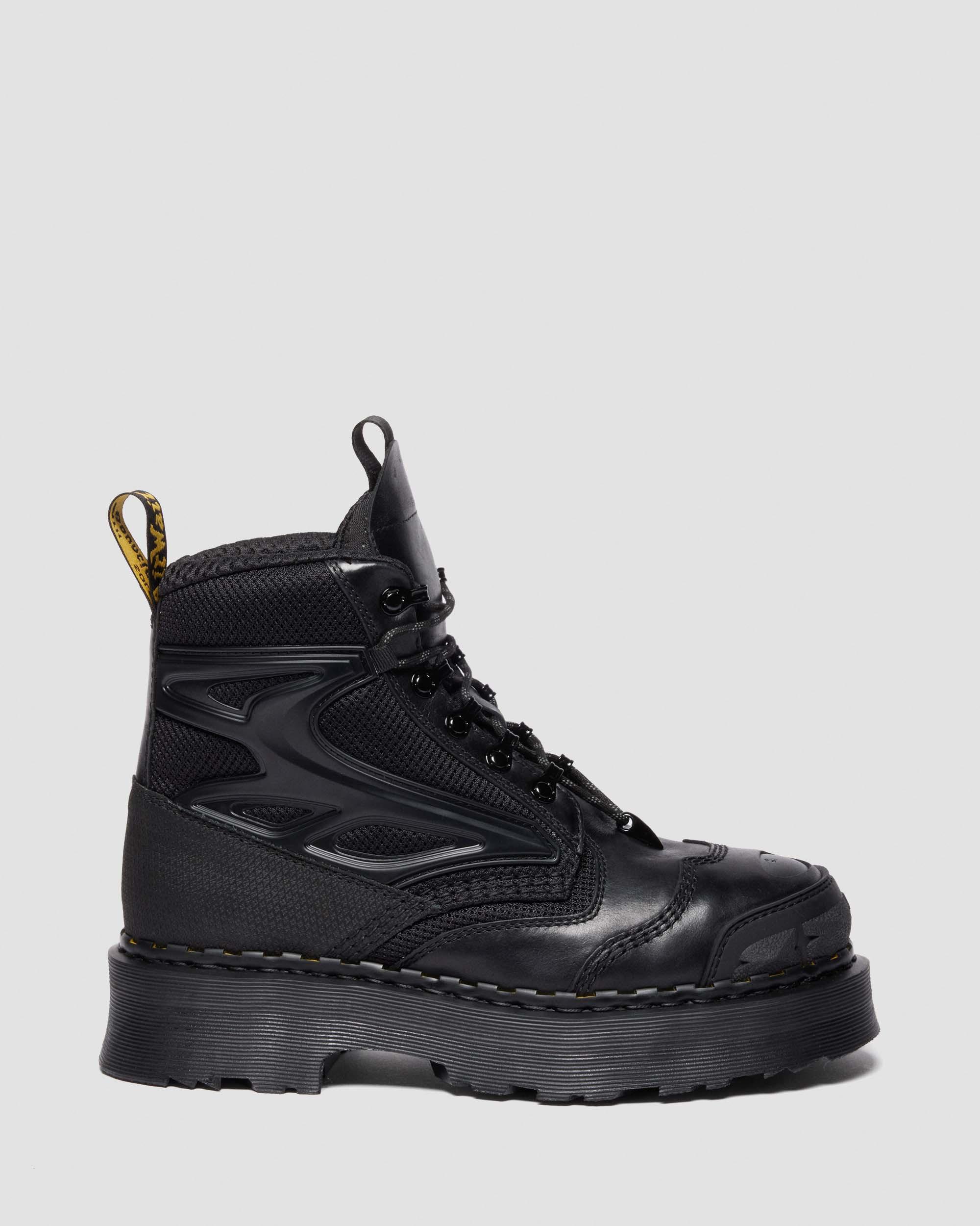 EXOSHIELD XX01 steel toe leather boots in Black