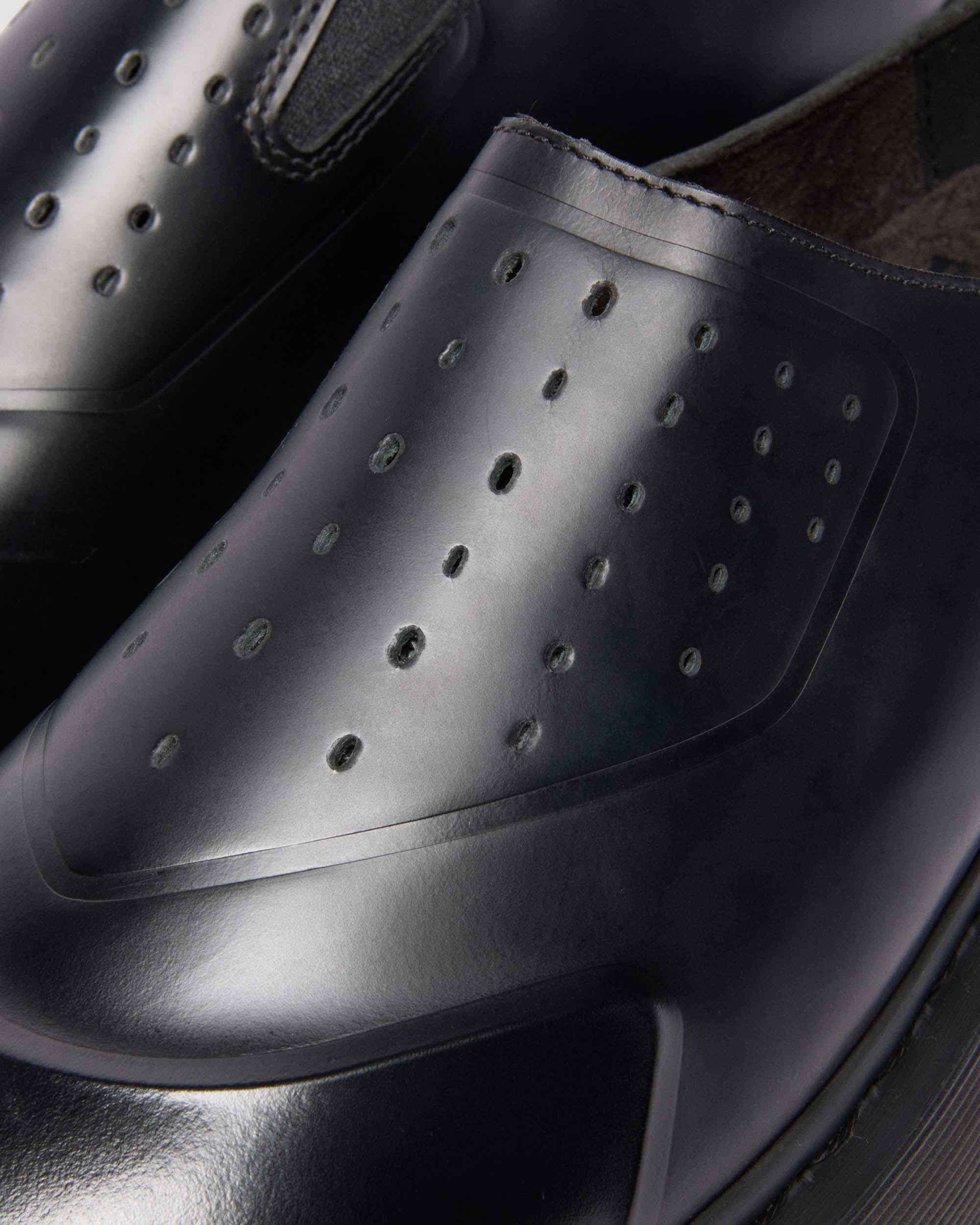 Mules en cuir VENT XX02 in Noir