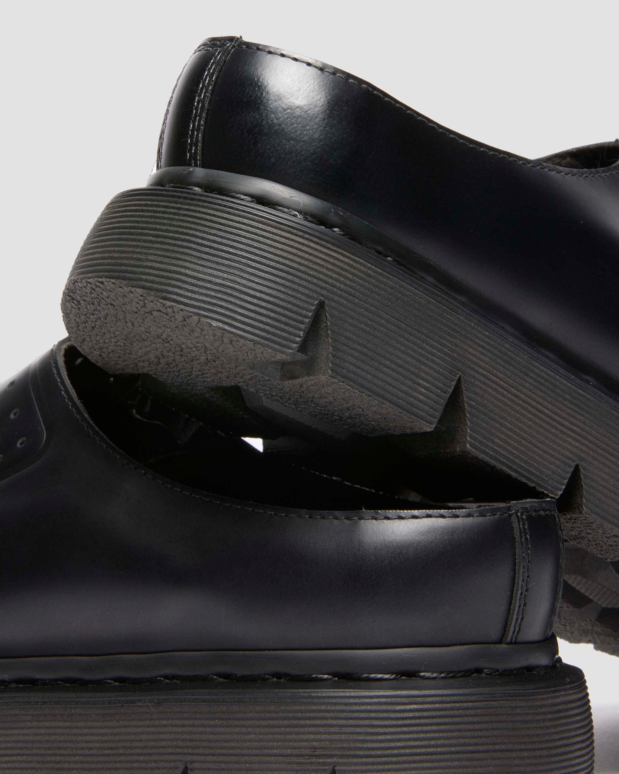 Mules en cuir VENT XX02 in Noir