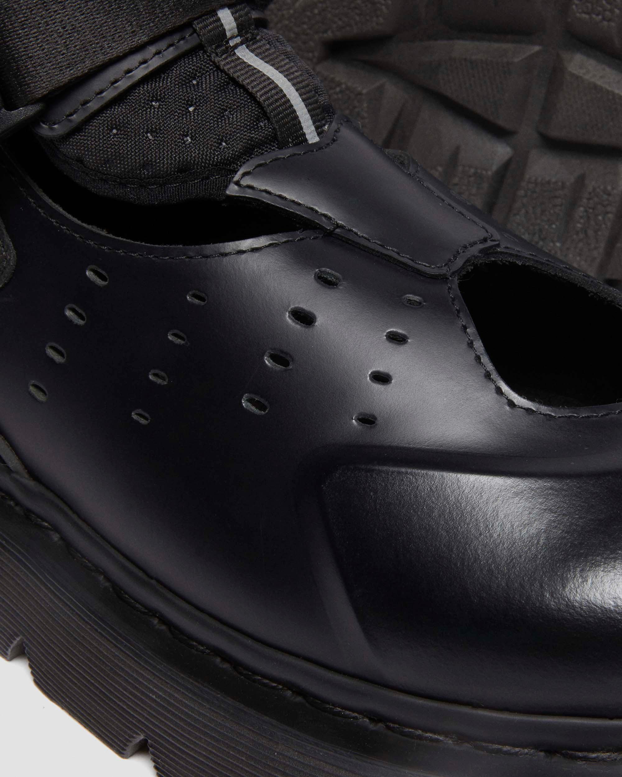 VENT XX01 leren gladiatorsandaal in Zwart