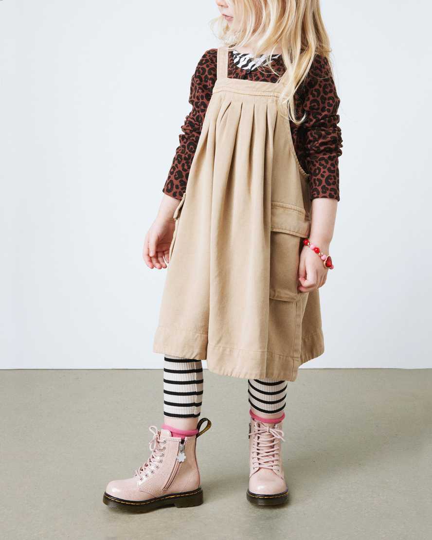 Dr. Martens' Toddler 1460 Glitter Boots In Pink