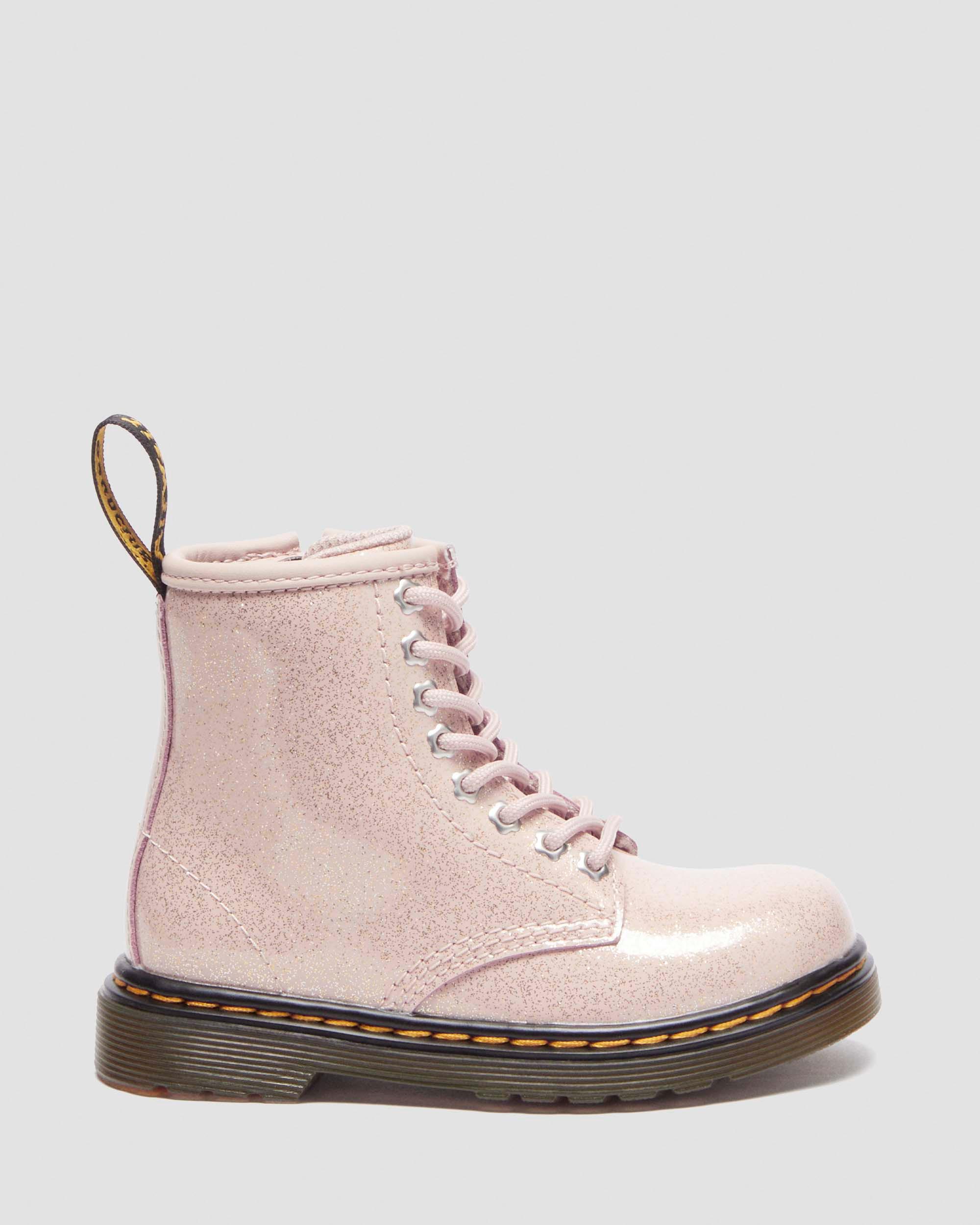 Toddler 1460 Glitter Boots in Powder Pink