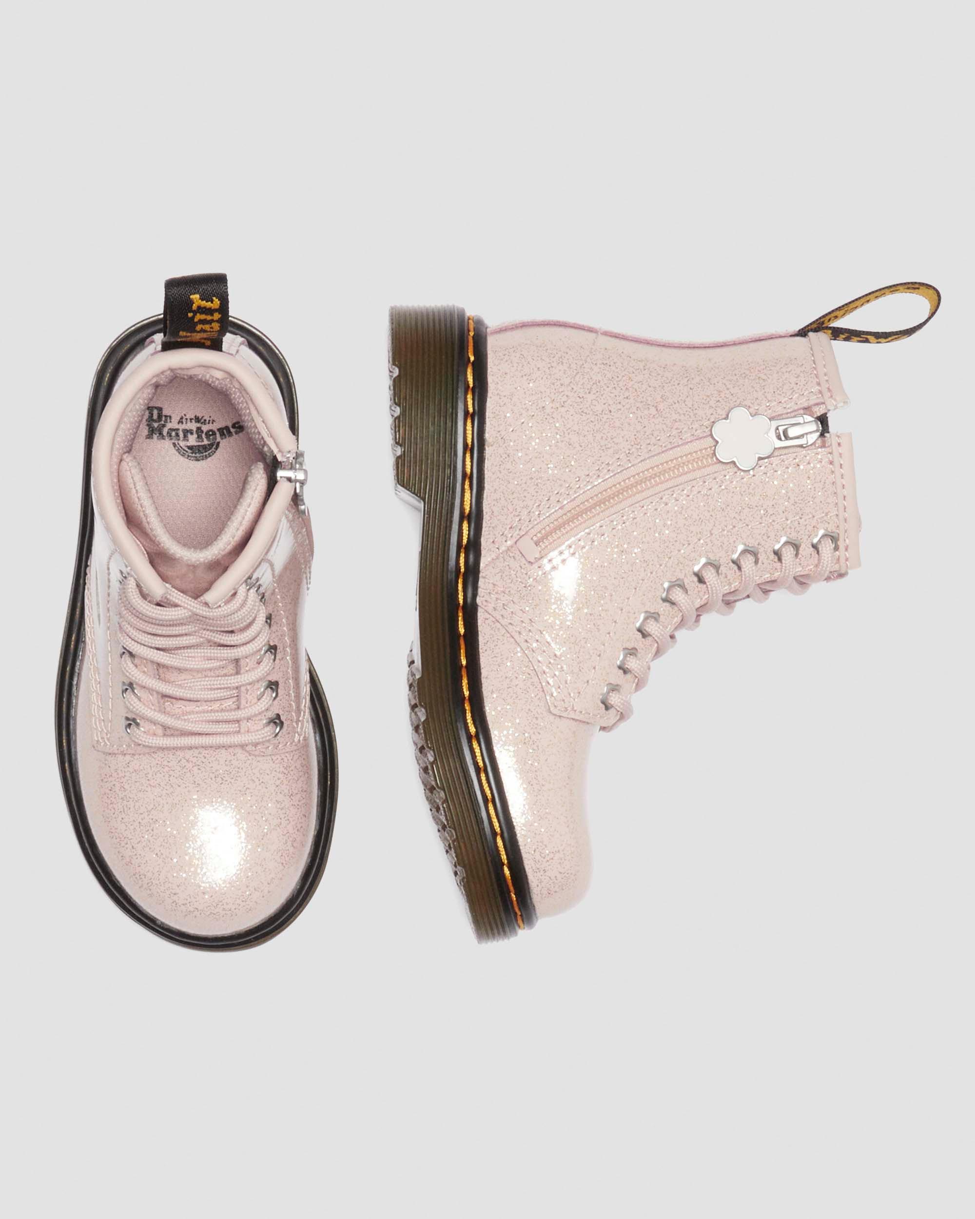 Toddler 1460 Glitter Boots in Powder Pink