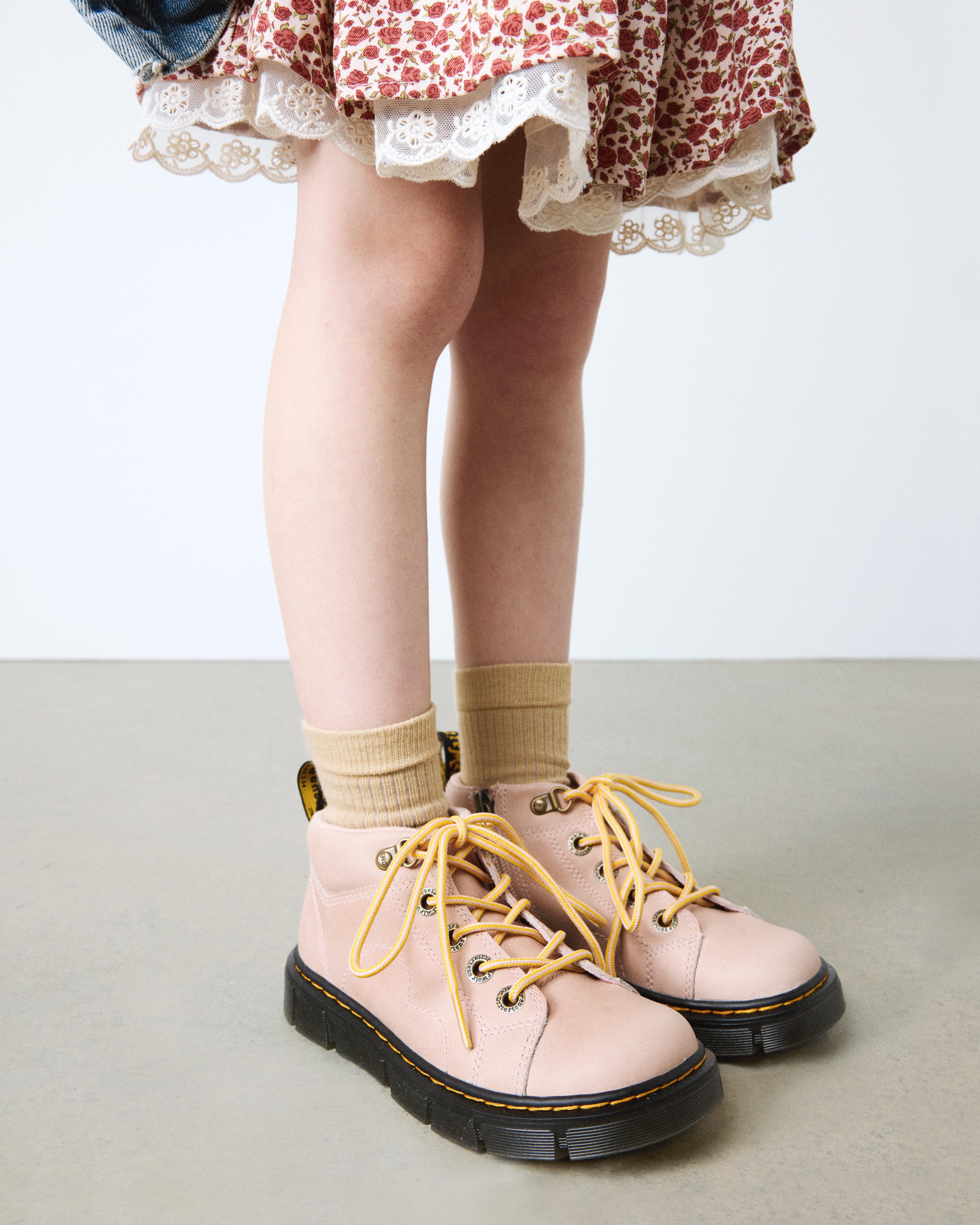 Junior Raffe Church Wilderness leather boots in Powder Pink