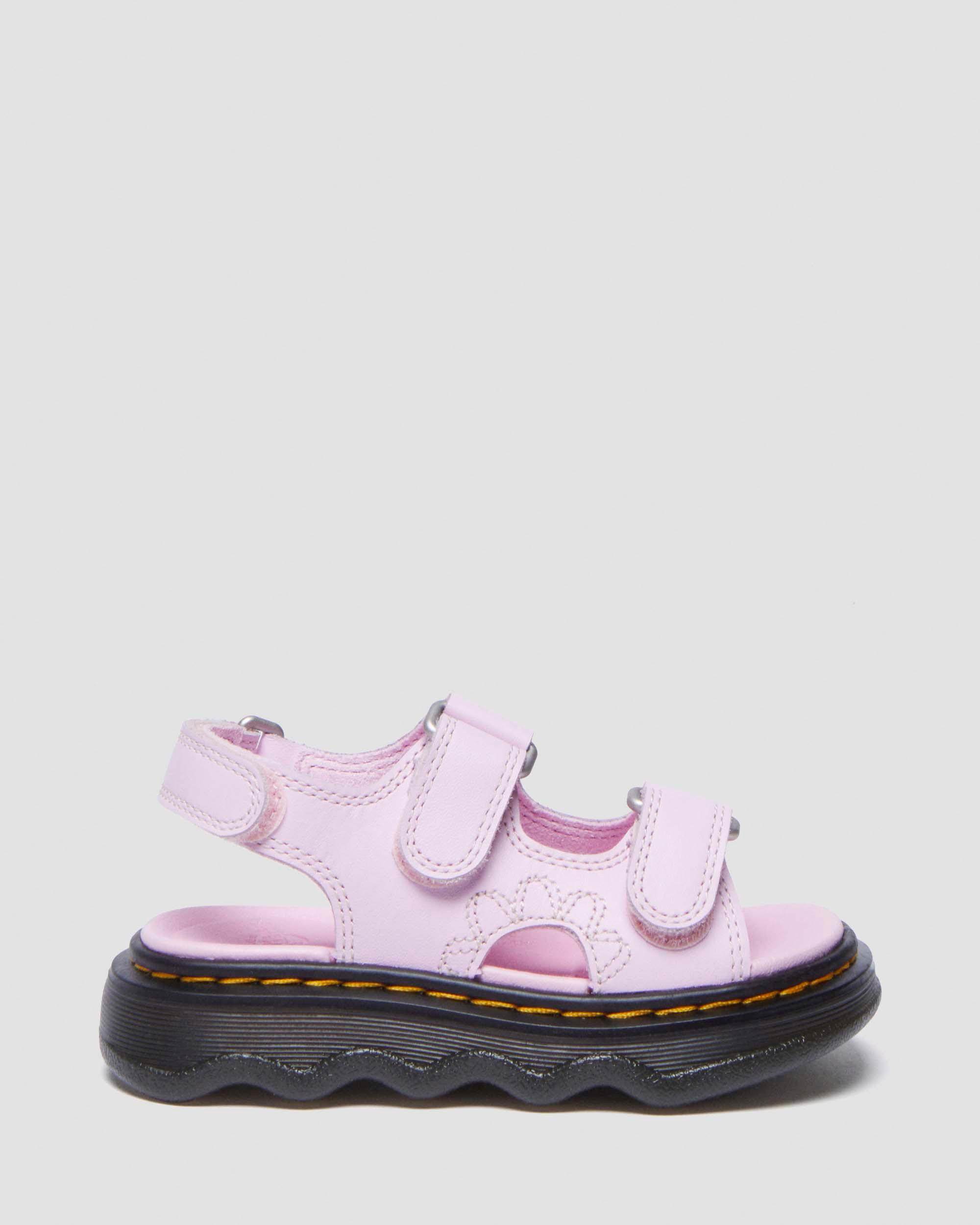 Toddler Virden Softy T Leather Sandals in Pale Pink