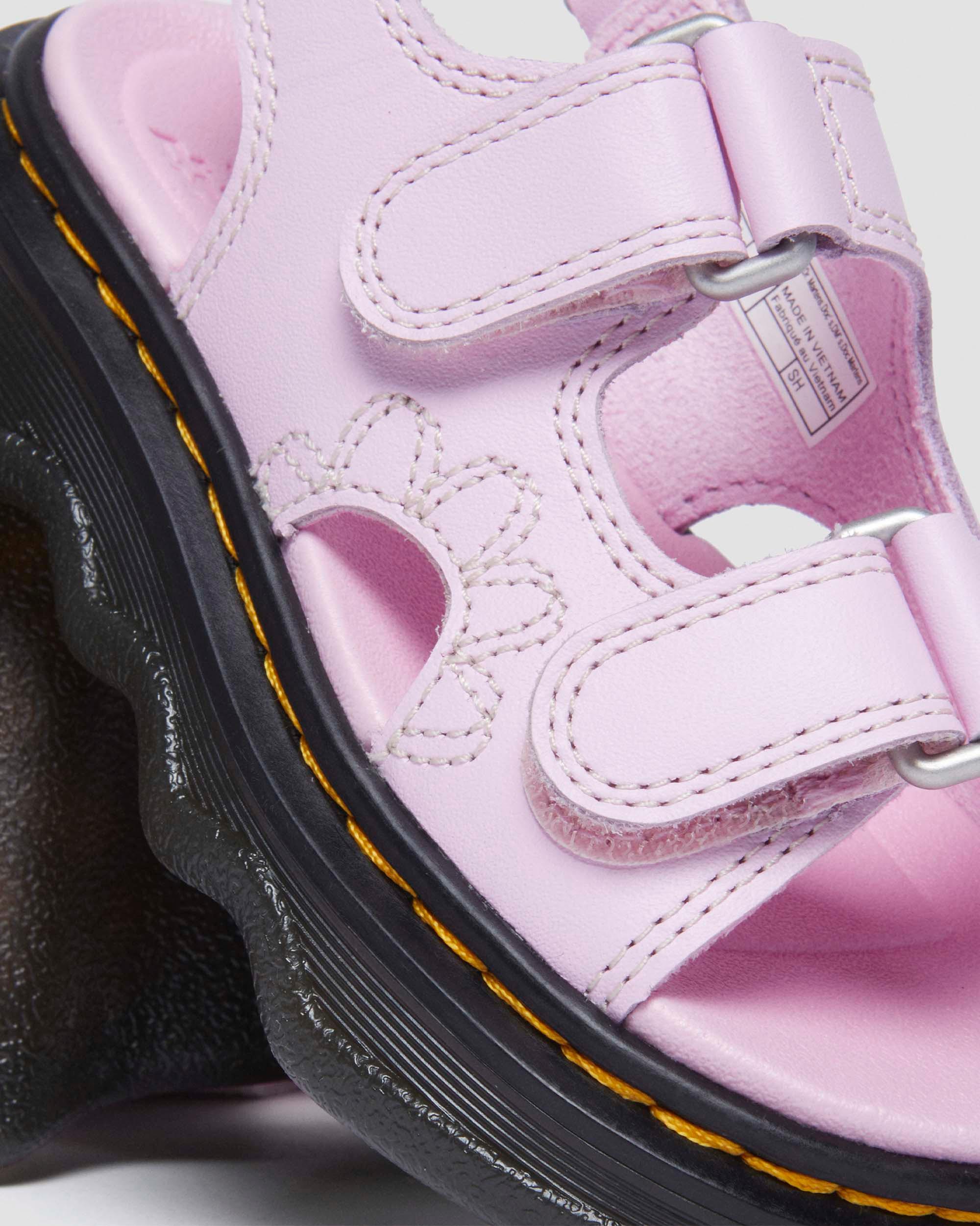 Toddler Virden Softy T Leather Sandals in Pale Pink