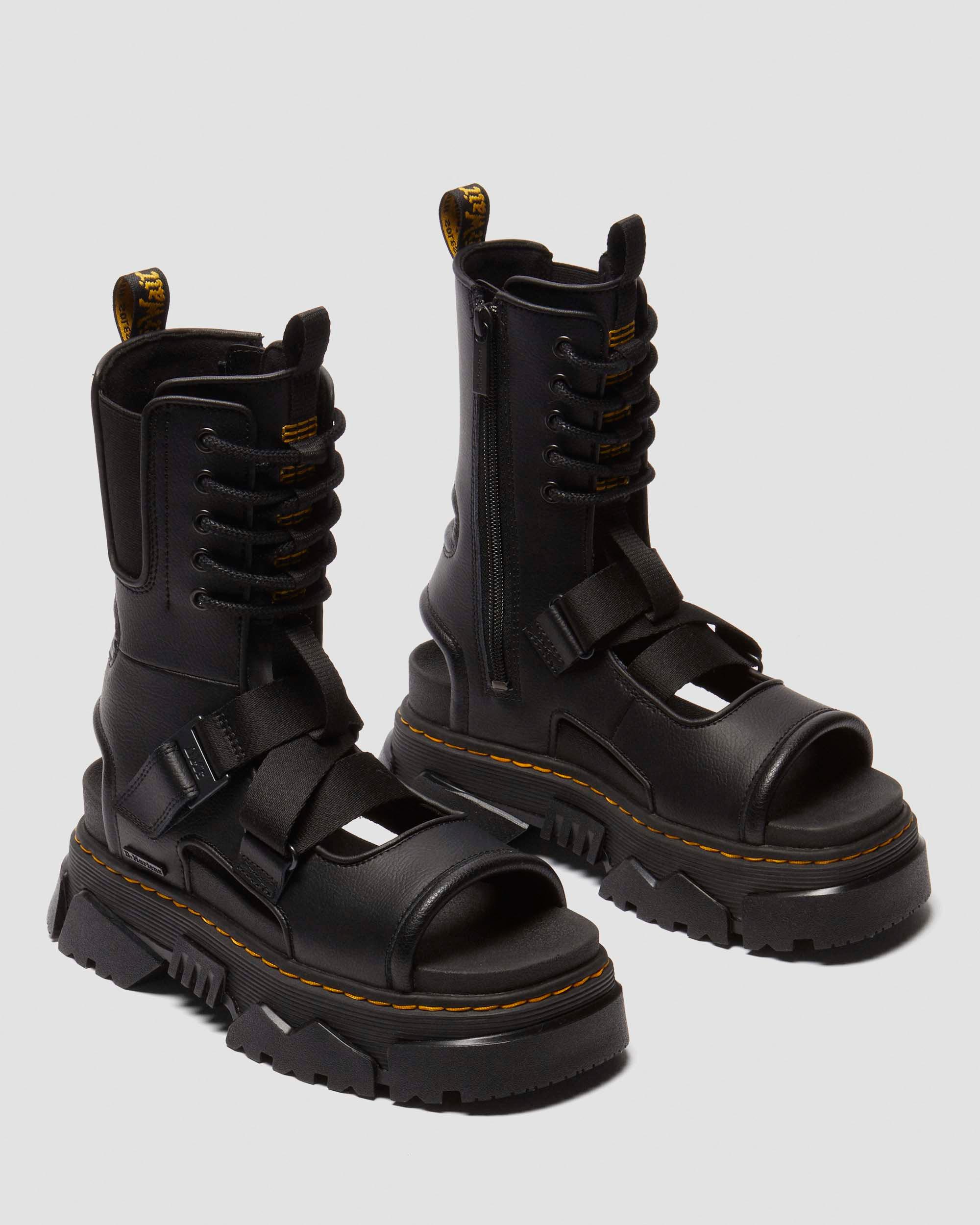 Mattison leather Gladiator sandals in Black