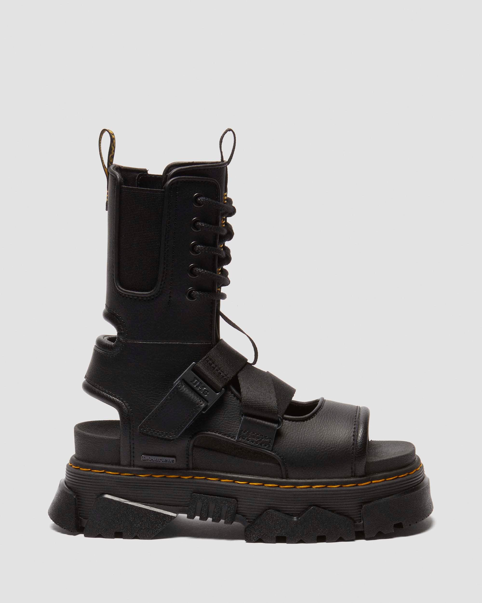 Mattison leather Gladiator sandals in Black