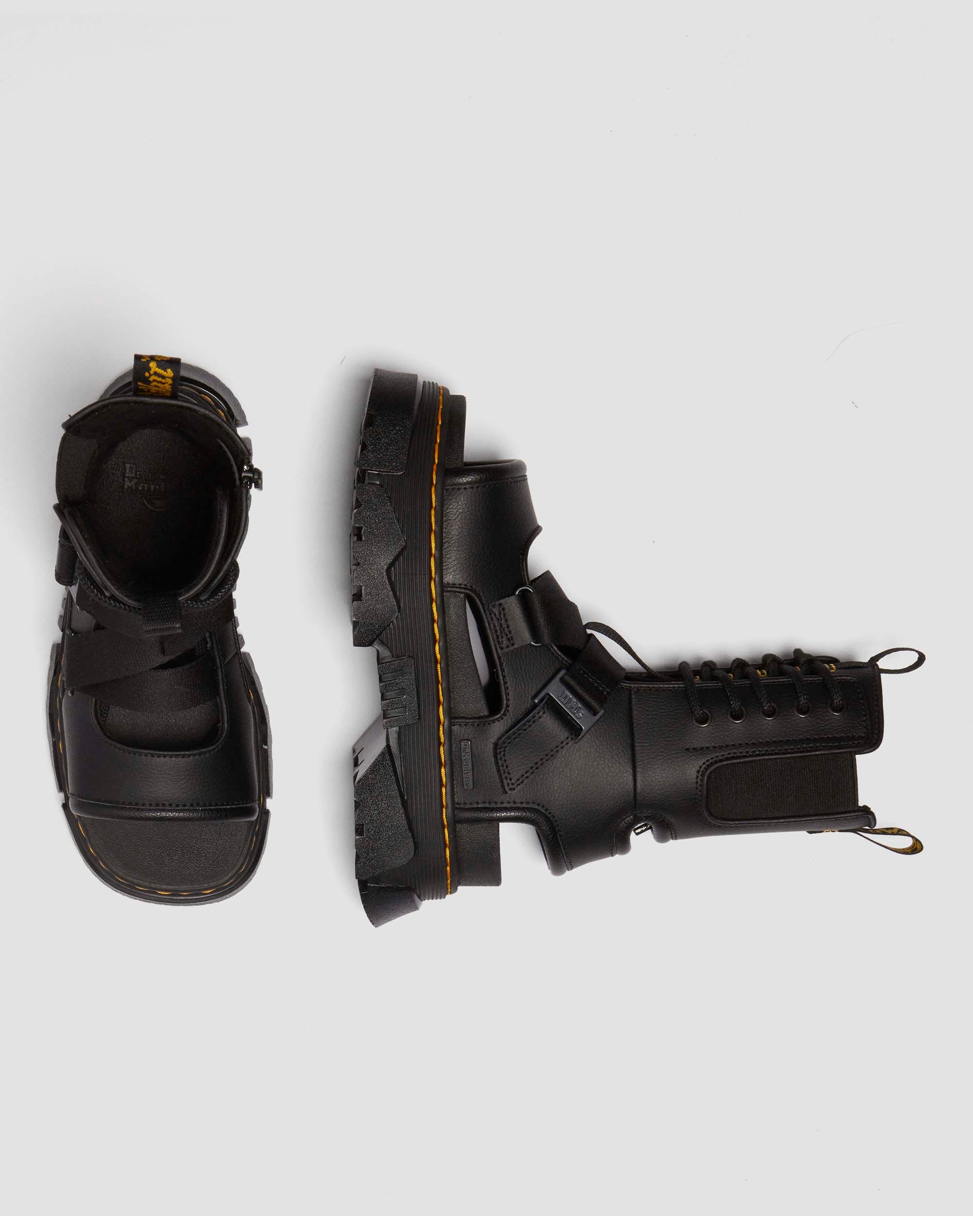 Mattison leather Gladiator sandals in Black
