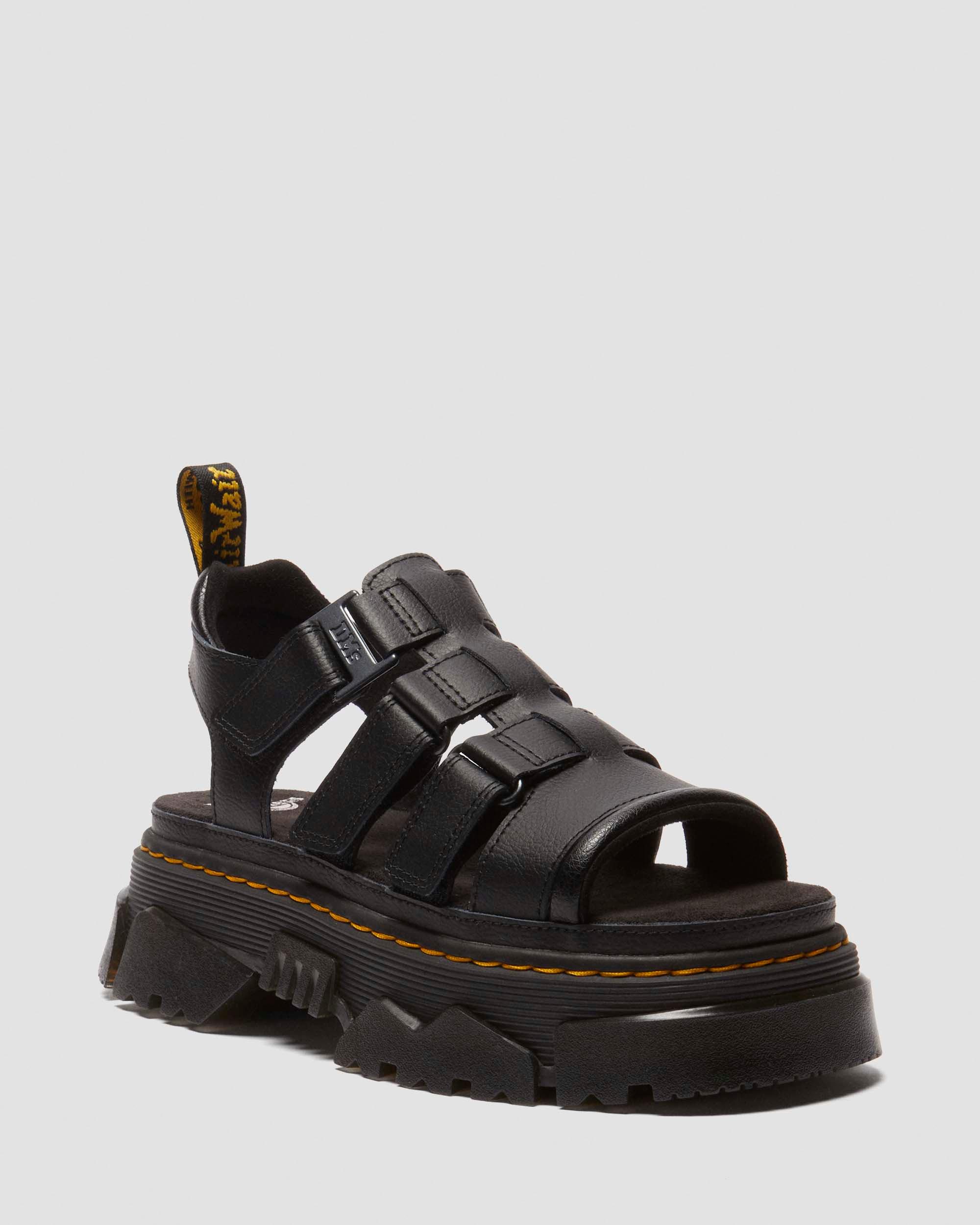 Mattison 3 Strap sandals in Black