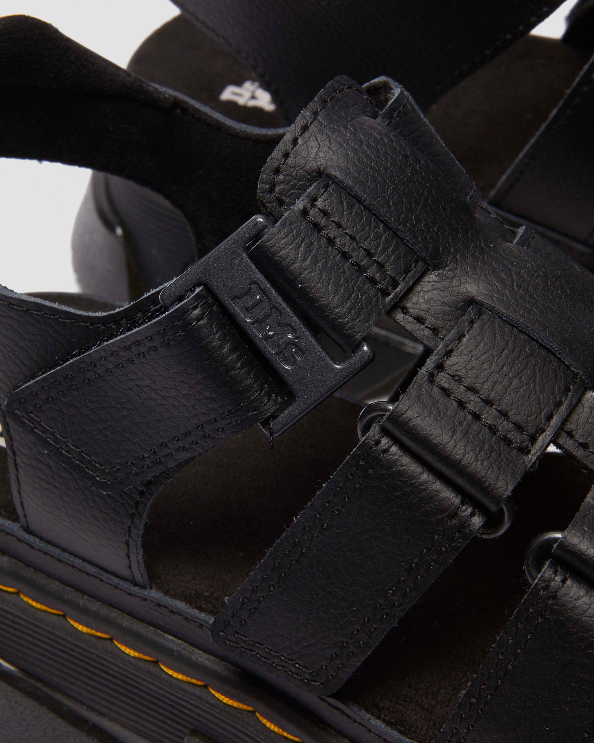 Mattison 3 Strap sandals in Black