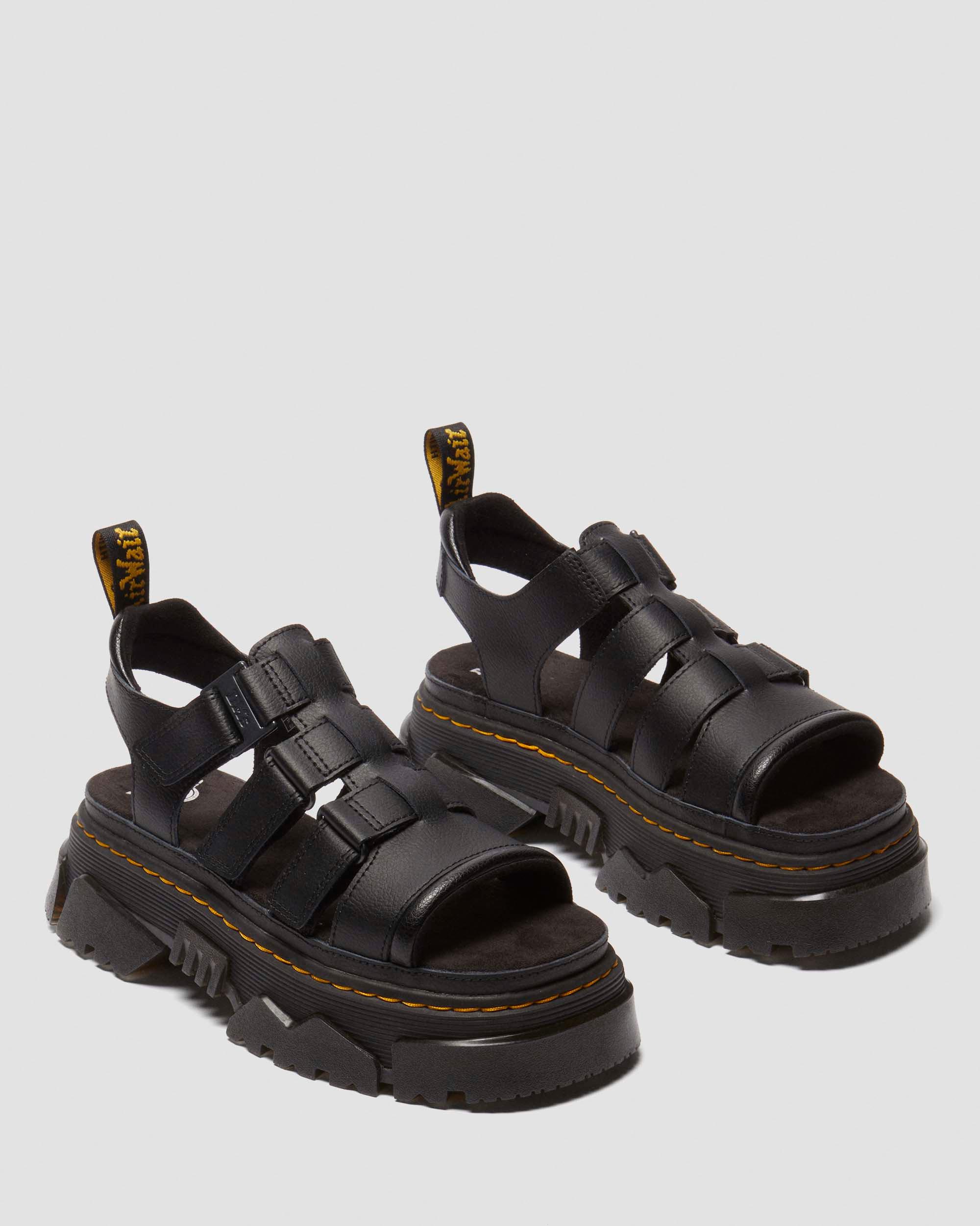 Mattison 3 Strap sandals in Black