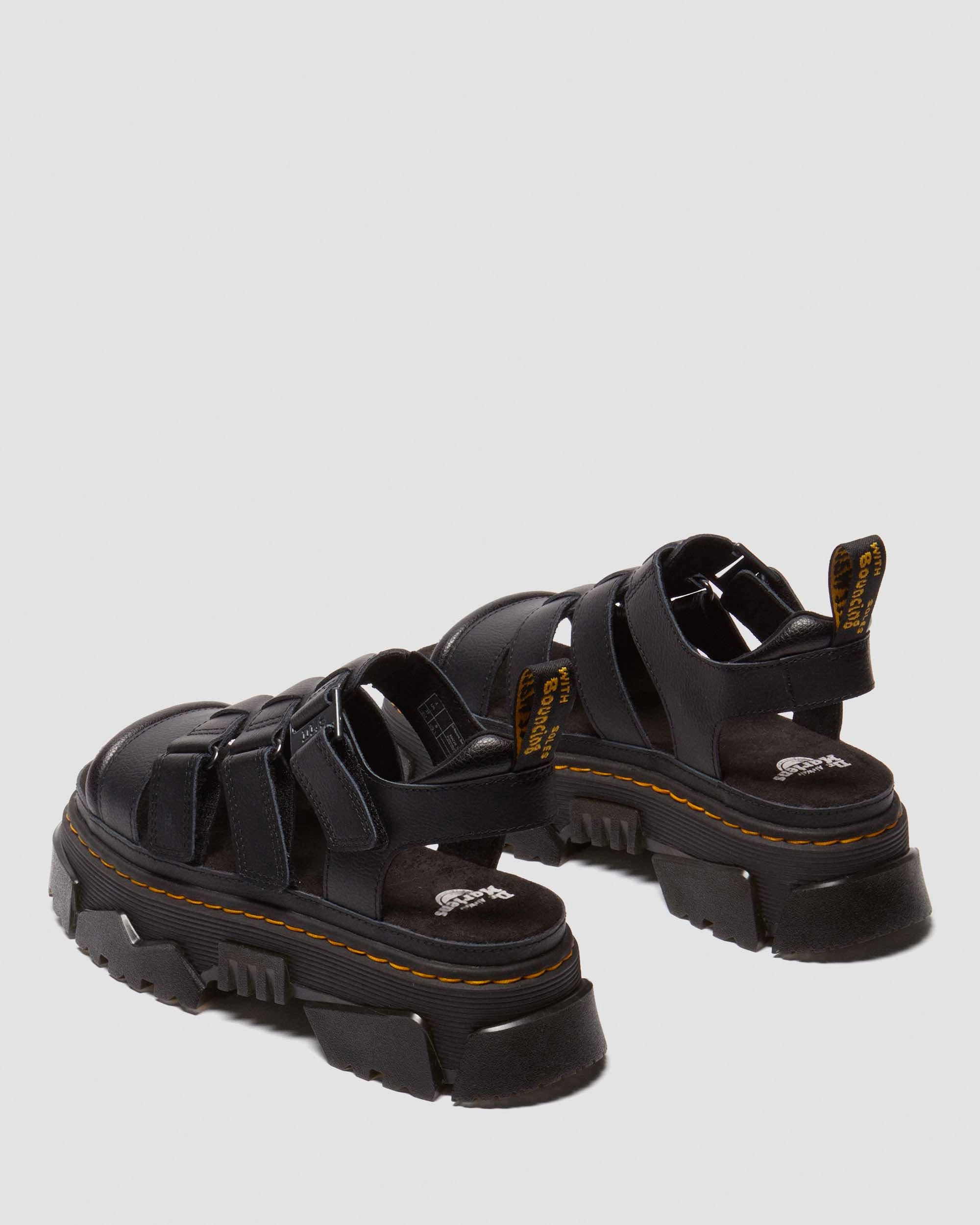 Mattison 3 Strap sandals in Black
