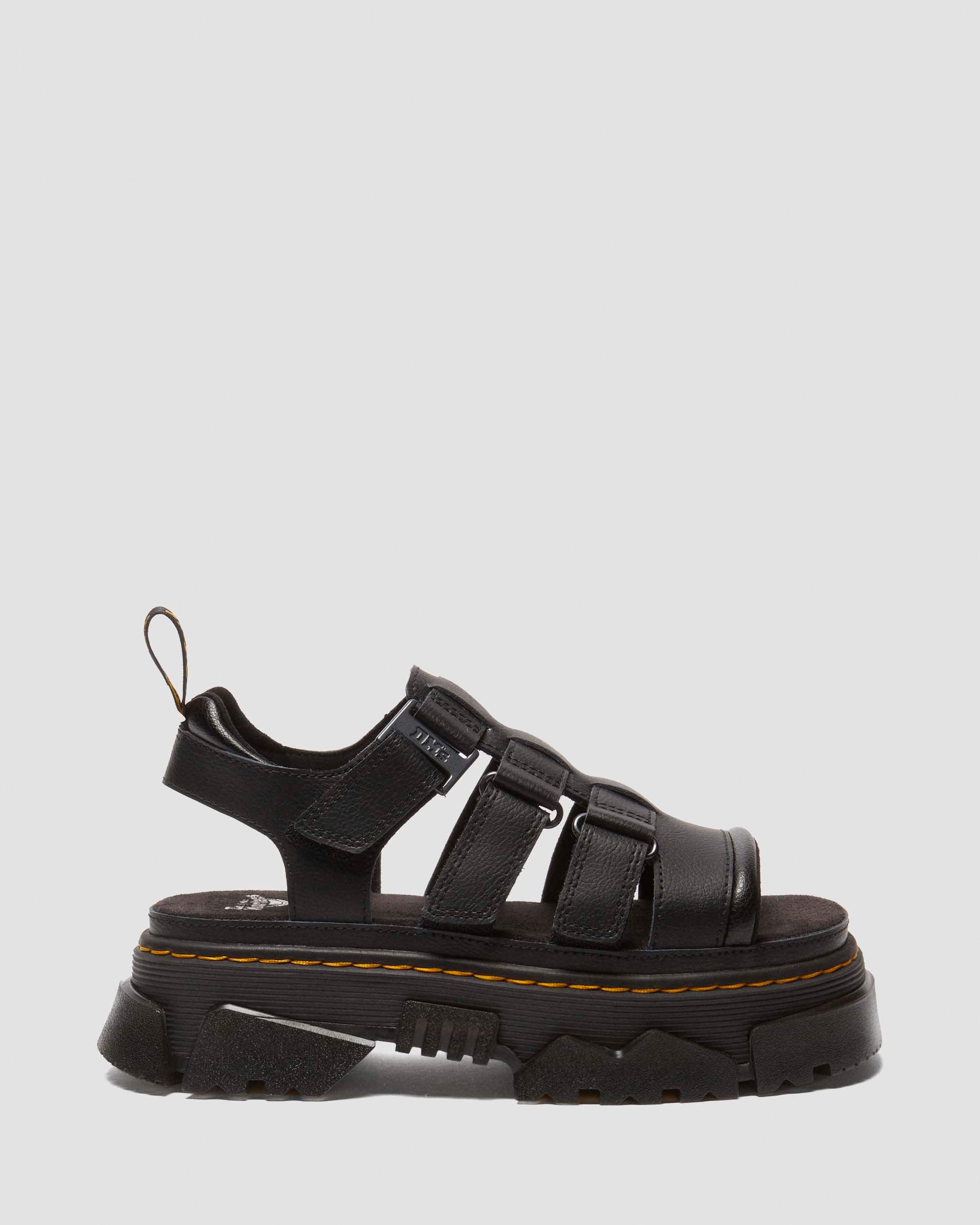 Mattison 3 Strap sandals in Black