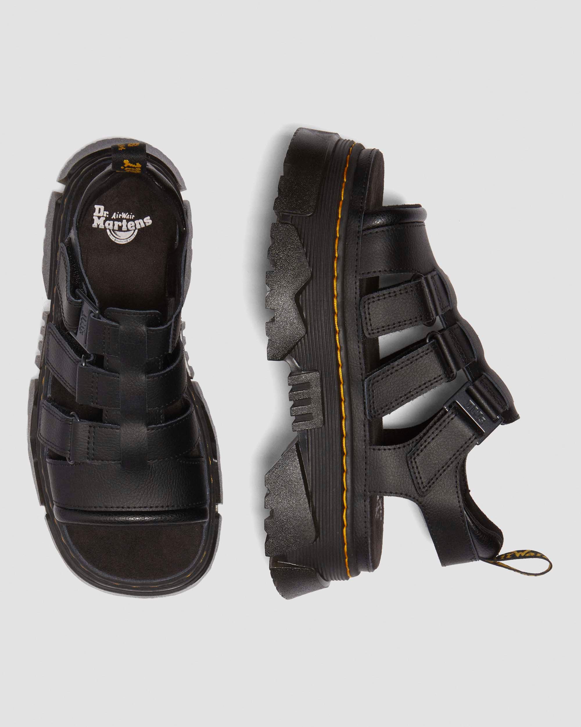 Mattison 3 Strap sandals in Black
