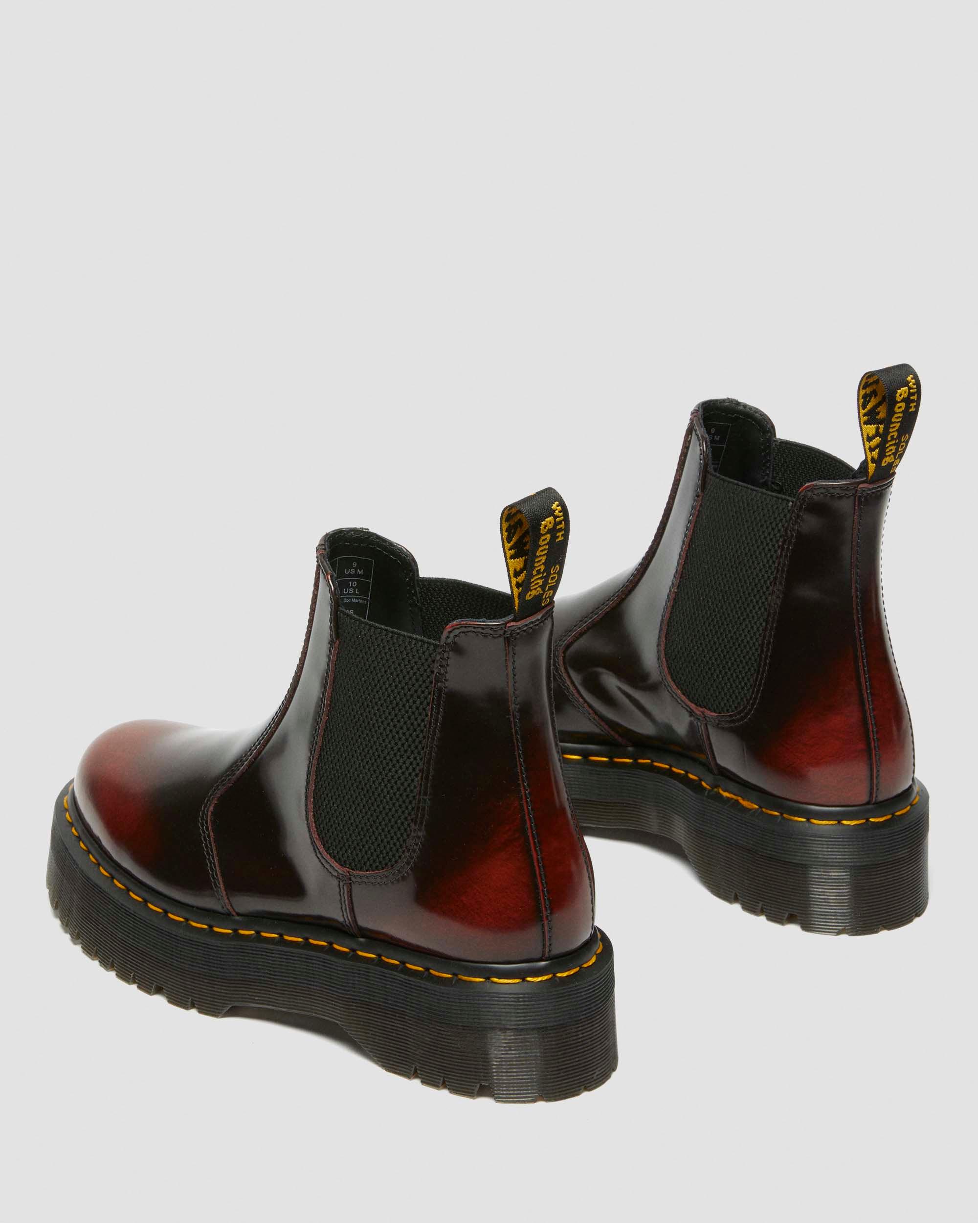 2976 Quad Arcadia Leather Platform Chelsea Boots