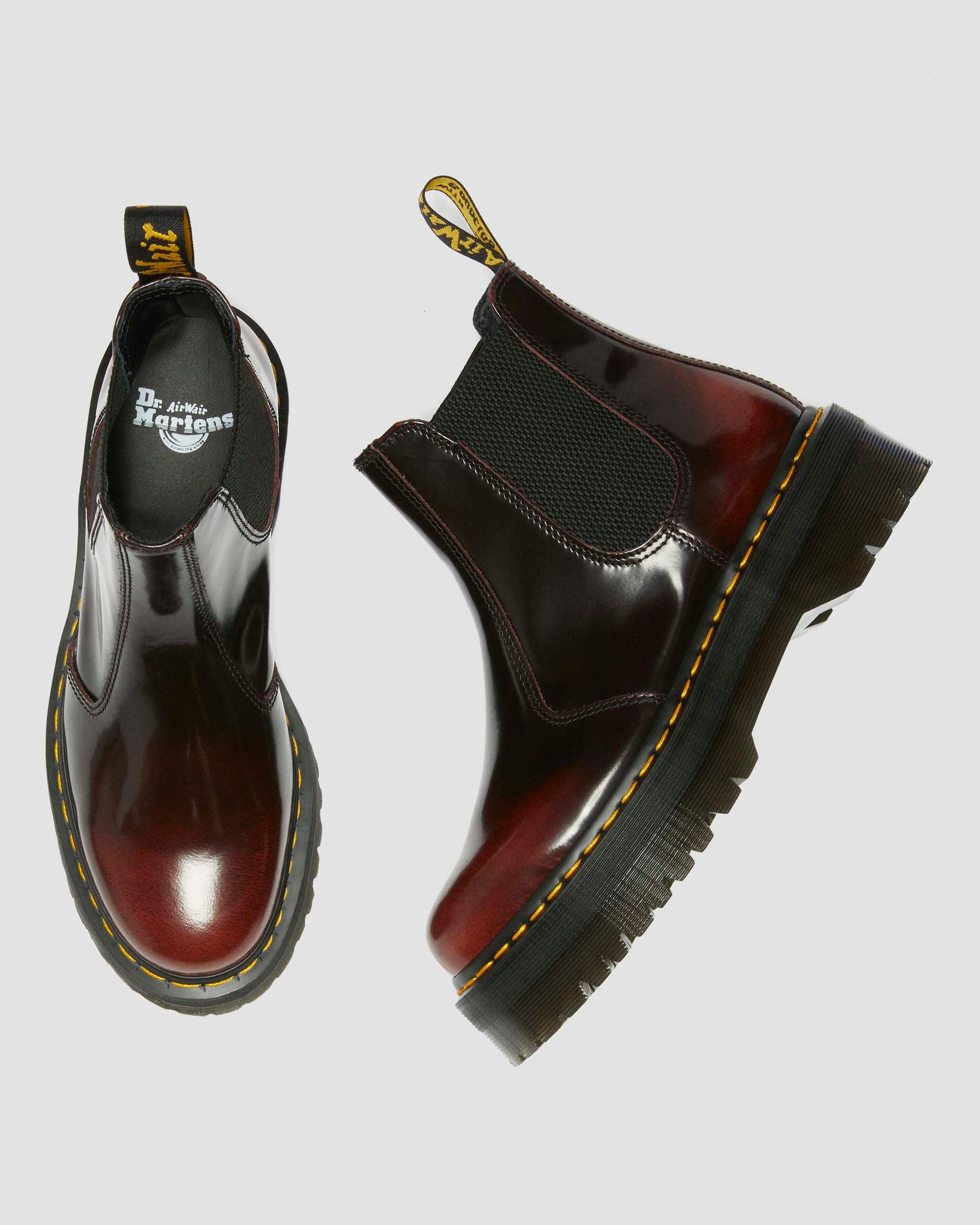2976 Quad Arcadia Leather Platform Chelsea Boots
