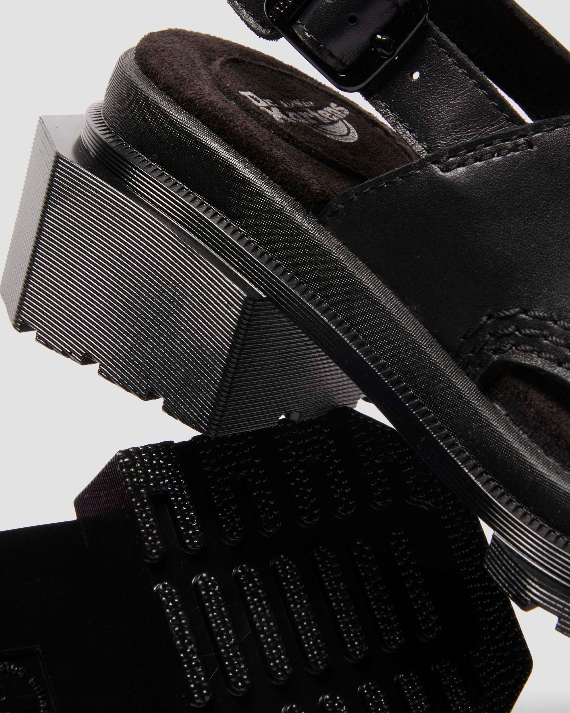 Maybole Athena leather Mules in Black