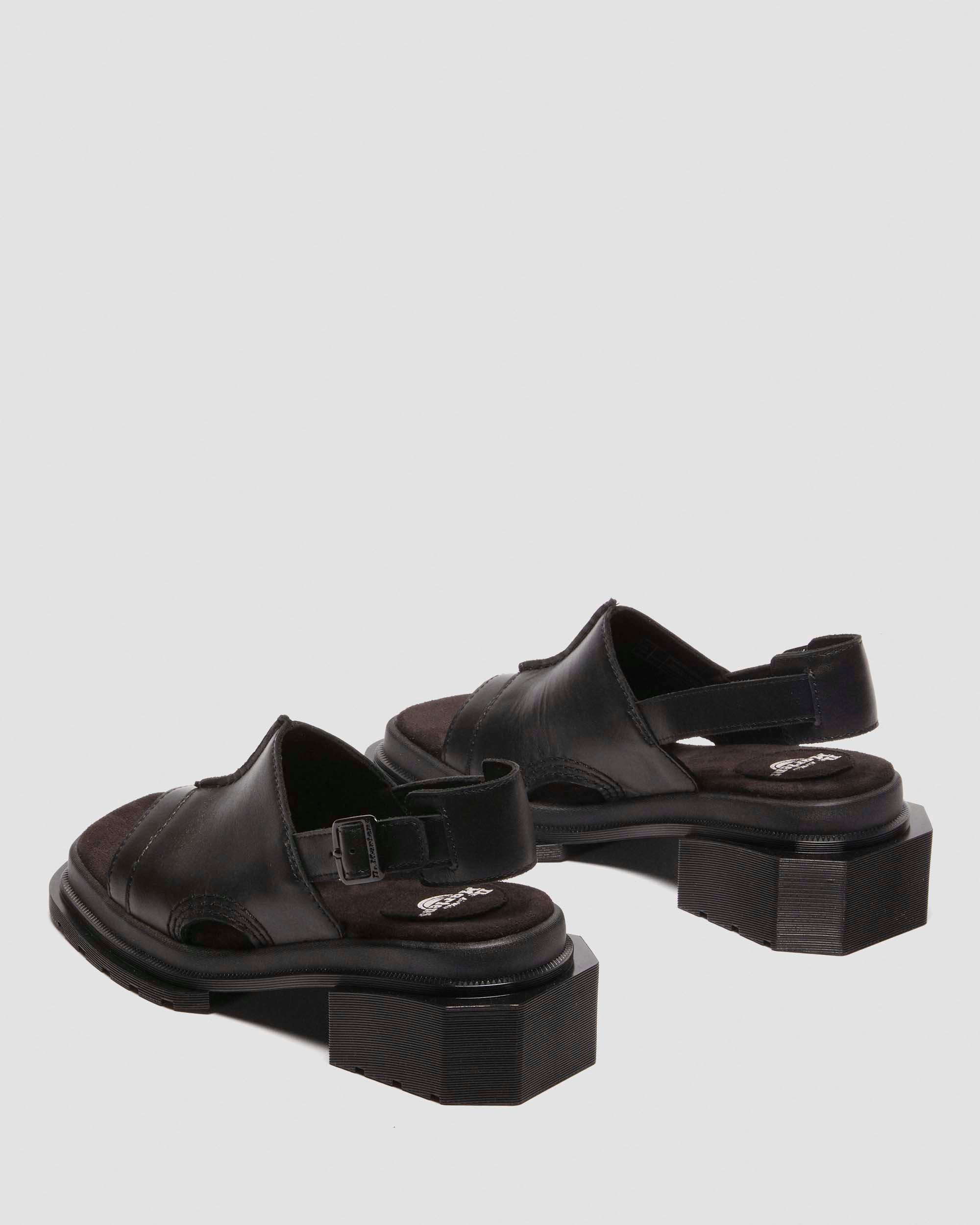 Maybole Athena leather Mules in Black