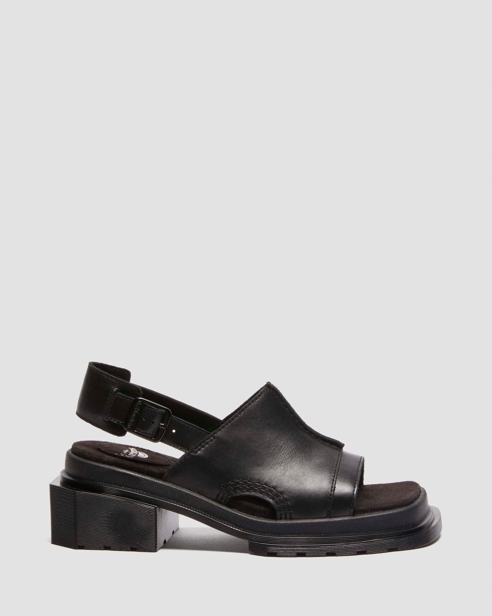 Maybole Athena leather Mules in Black