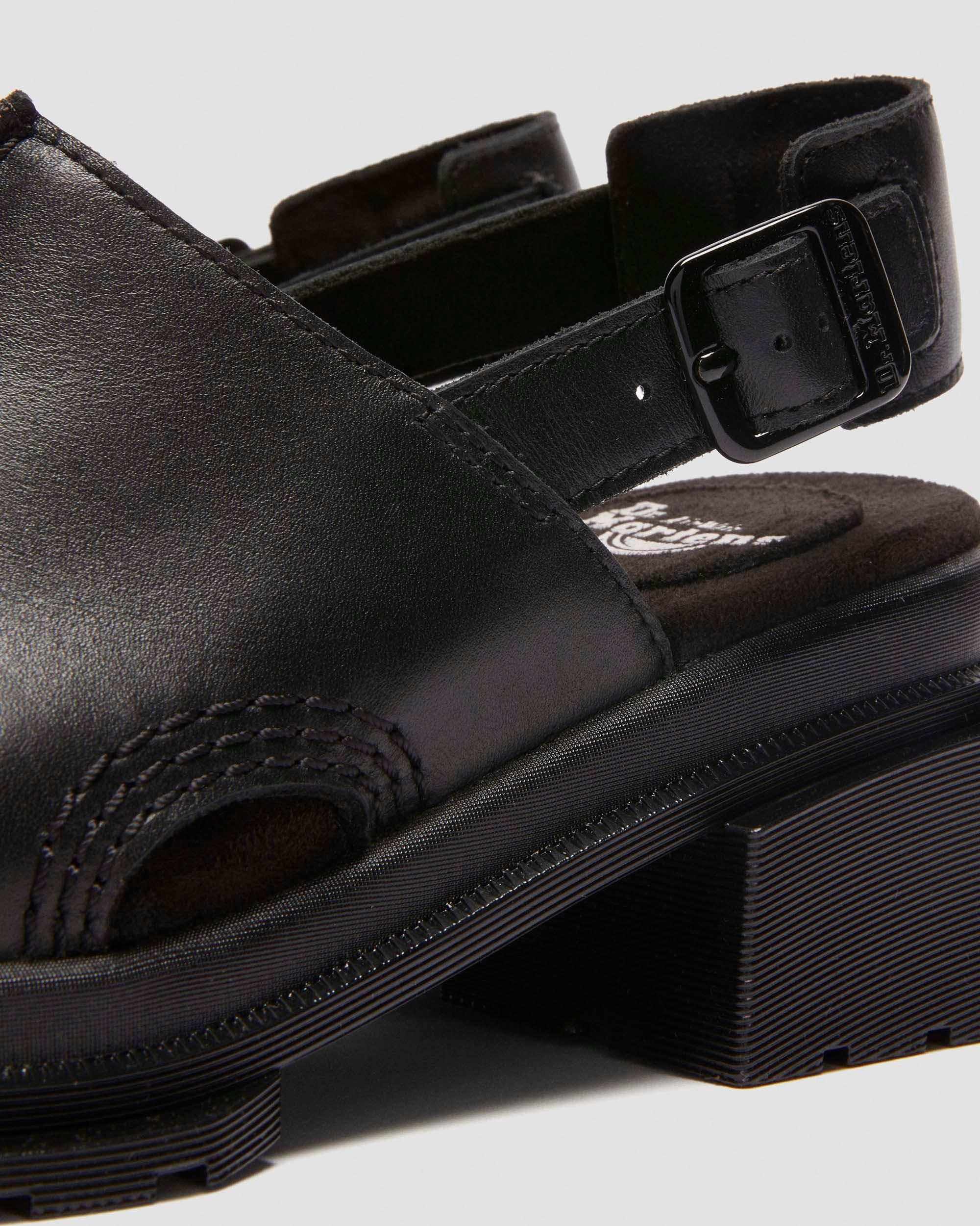 Maybole Athena leather Mules in Black