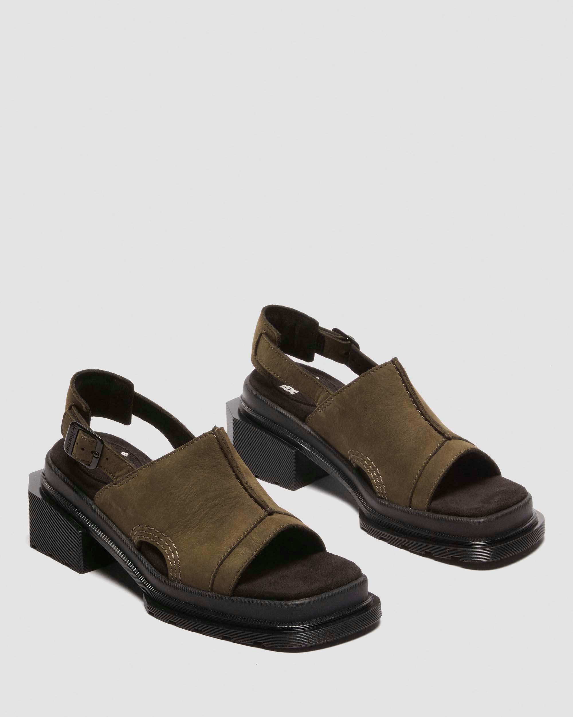 Maybole Buttersoft leather Mules in DMS OLIVE | Dr. Martens™