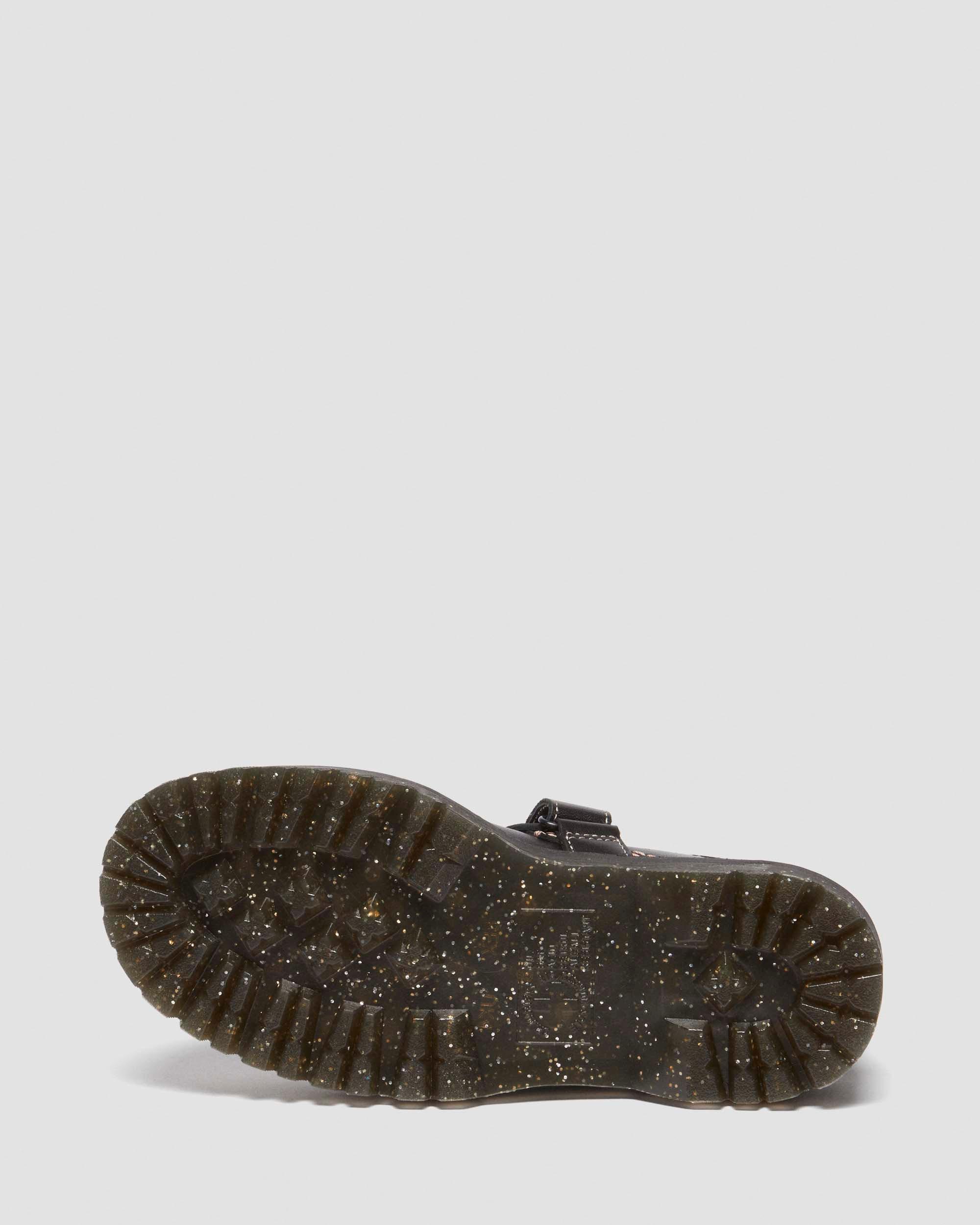 Kemsley Leather Buckle Platform Shoes
