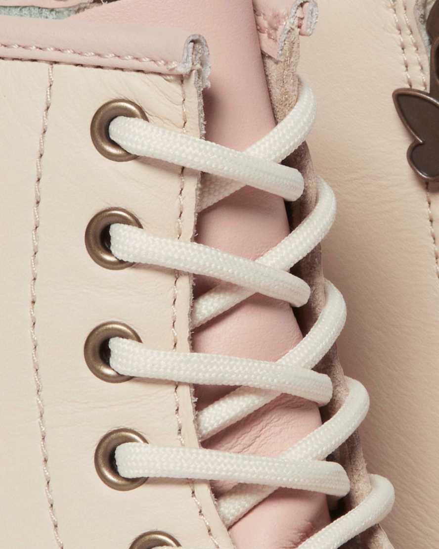 Dr. Martens' Junior 1460 Butterfly Leather Boots In Pink