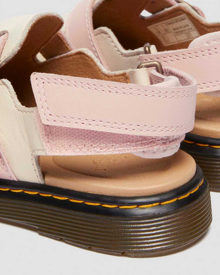 Shop Dr. Martens' Junior Jorgie Leather Mules In Pink