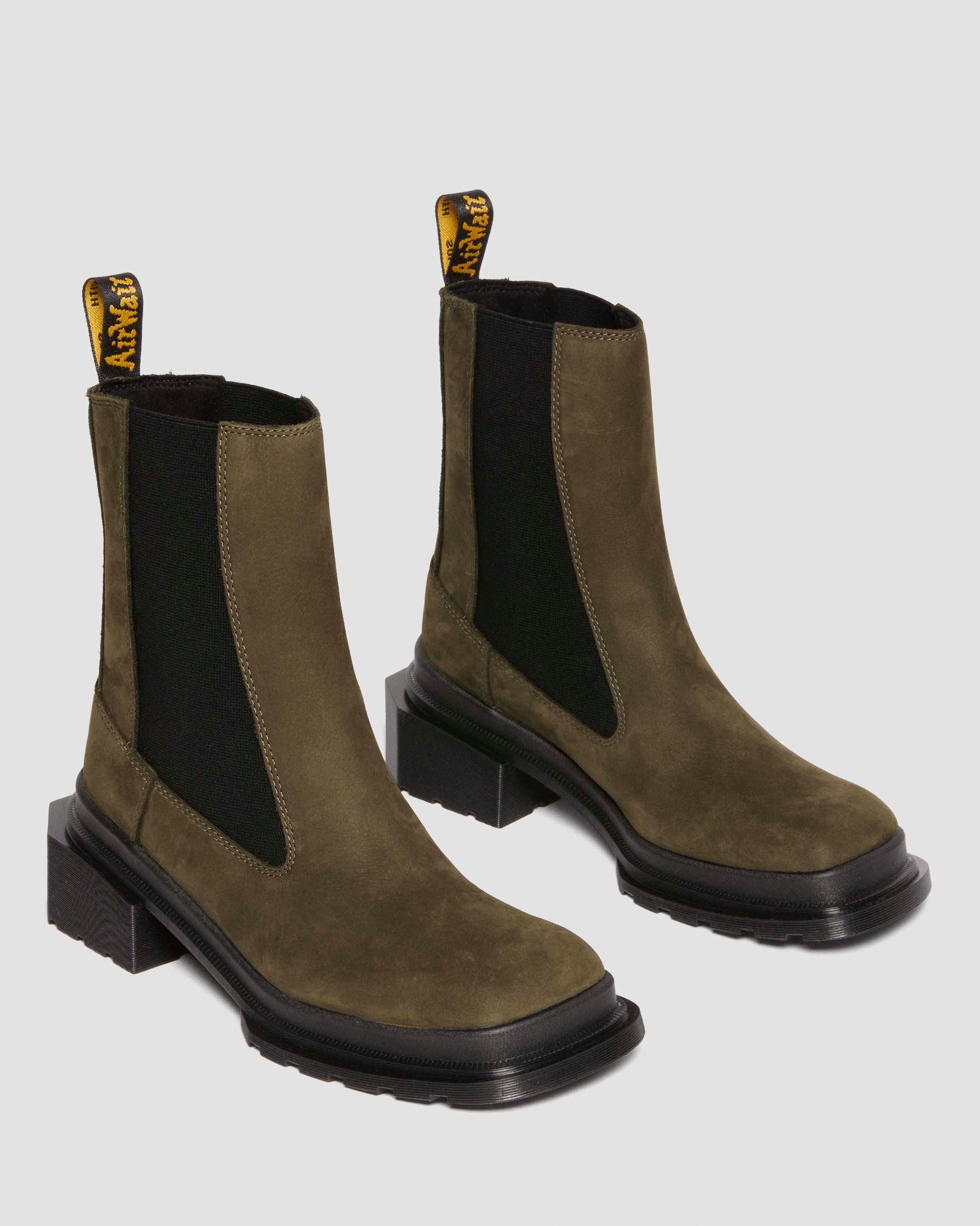 Maybole Buttersoft leather Chelsea boots in Olive
