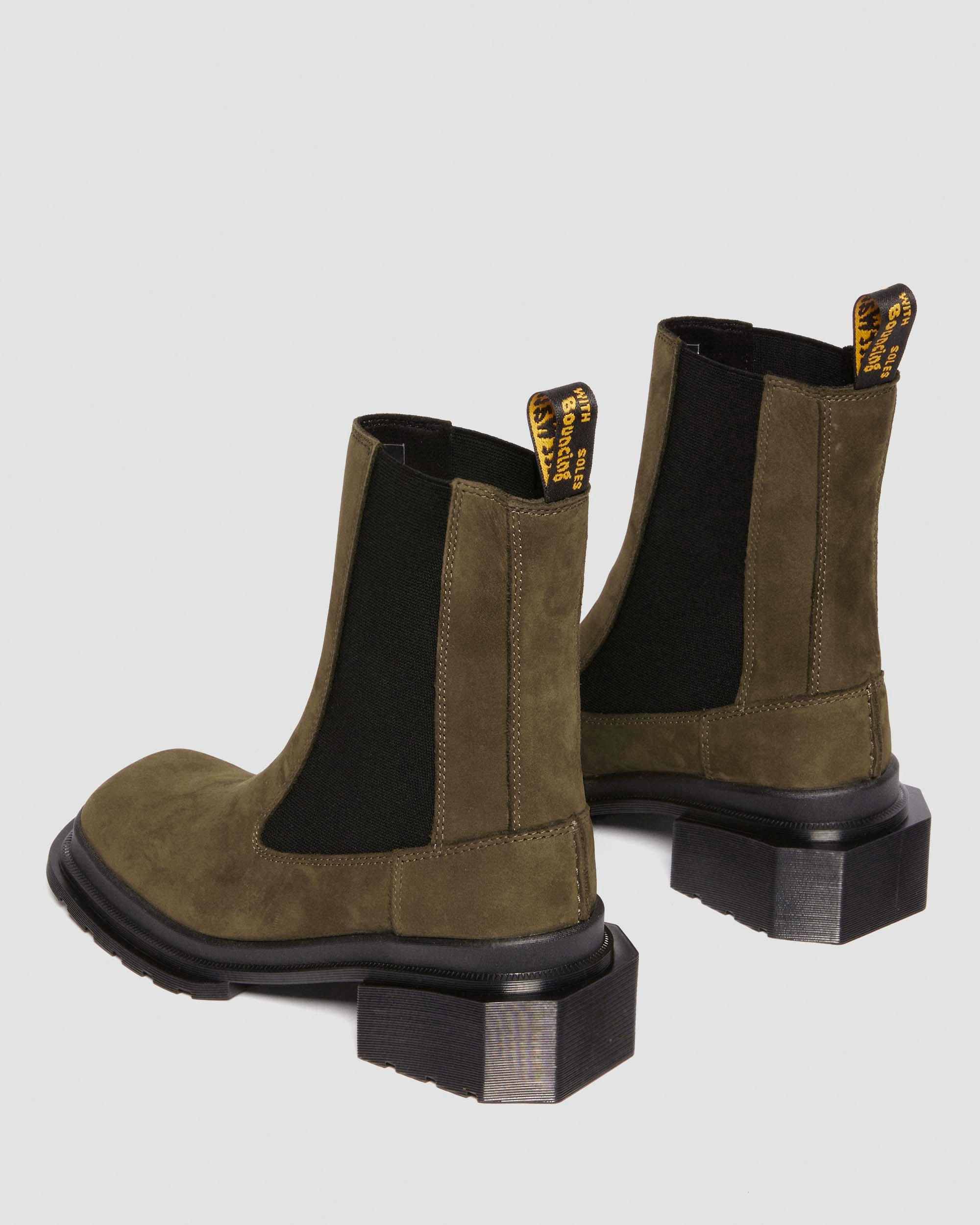 Maybole Buttersoft leather Chelsea boots in Olive