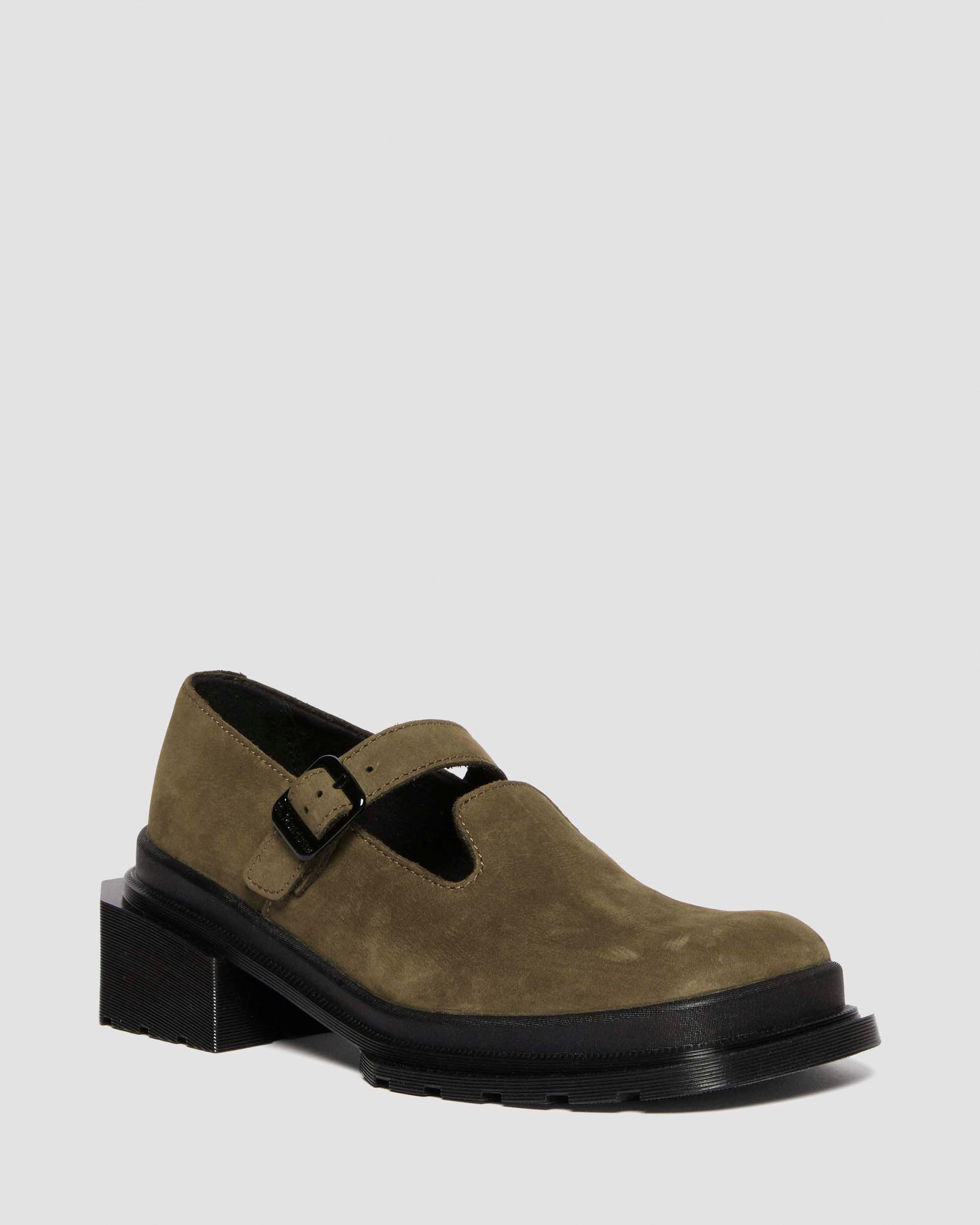 Maybole Buttersoft leather Mary Jane shoes in Olive